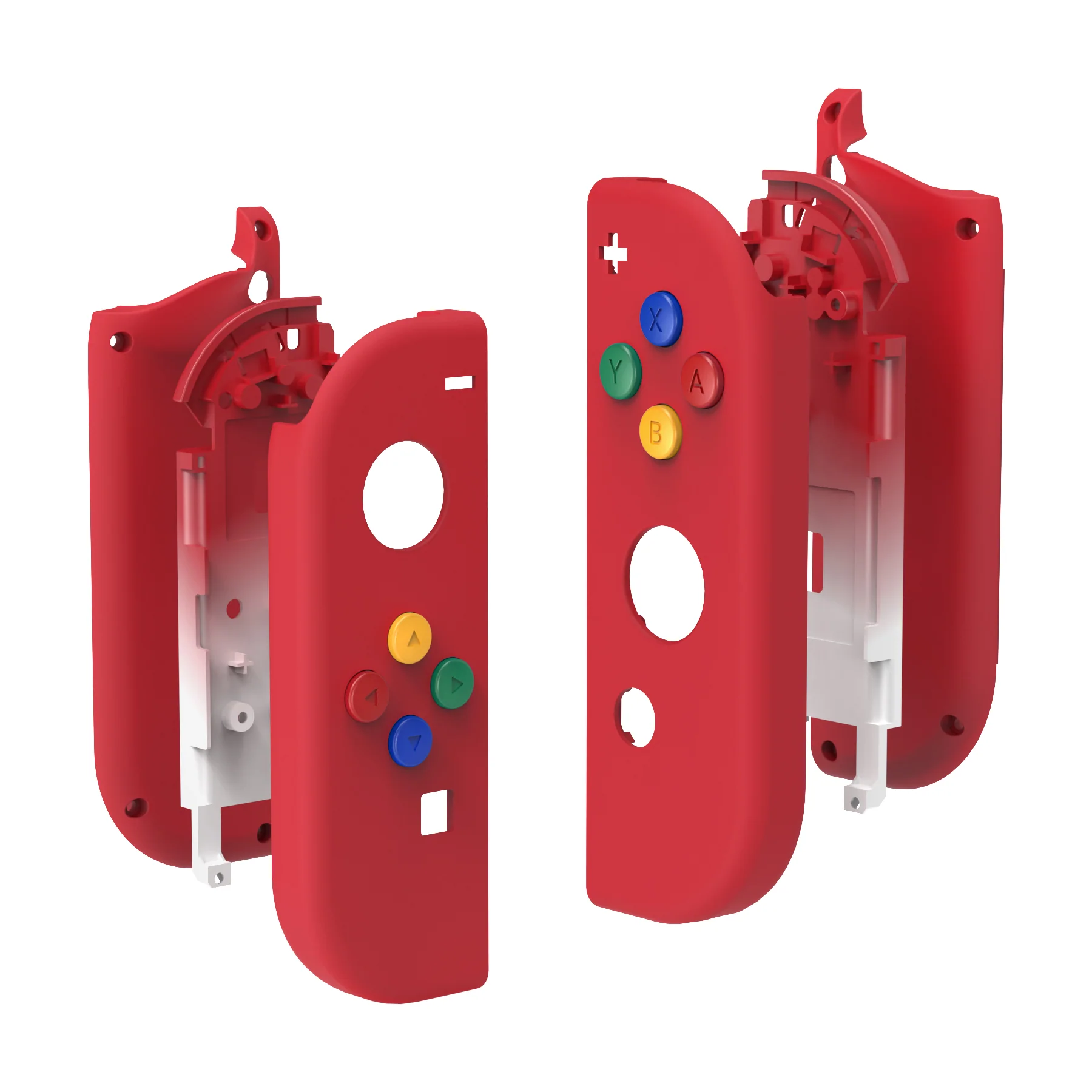 eXtremeRate Replacement Full Set Shell Case with Buttons for Joycon of NS Switch - Passion Red - Image 10