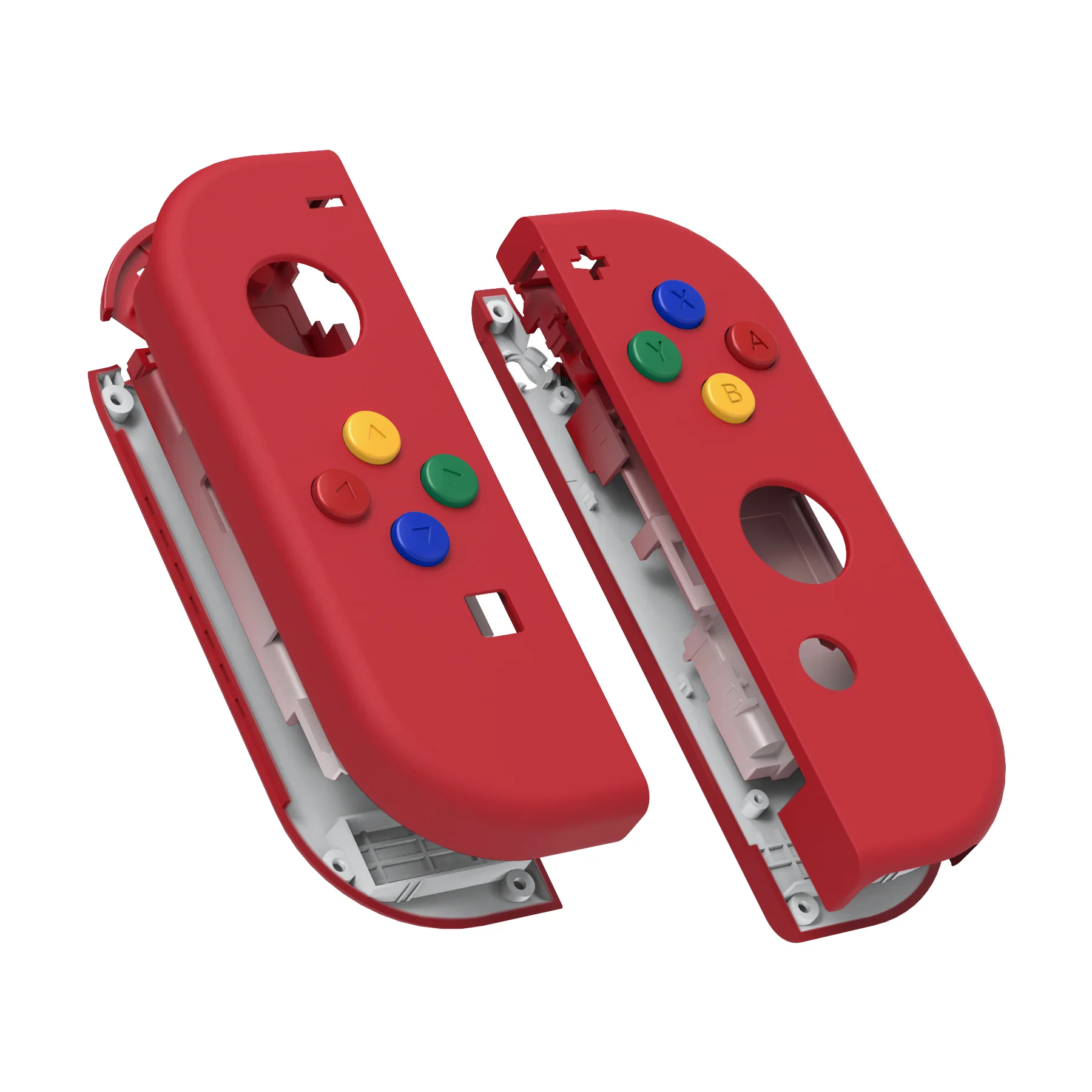 eXtremeRate Replacement Full Set Shell Case with Buttons for Joycon of NS Switch - Passion Red - Image 11