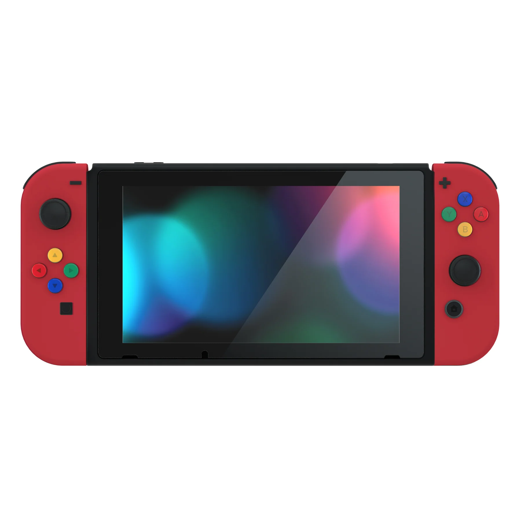 eXtremeRate Replacement Full Set Shell Case with Buttons for Joycon of NS Switch - Passion Red - Image 4