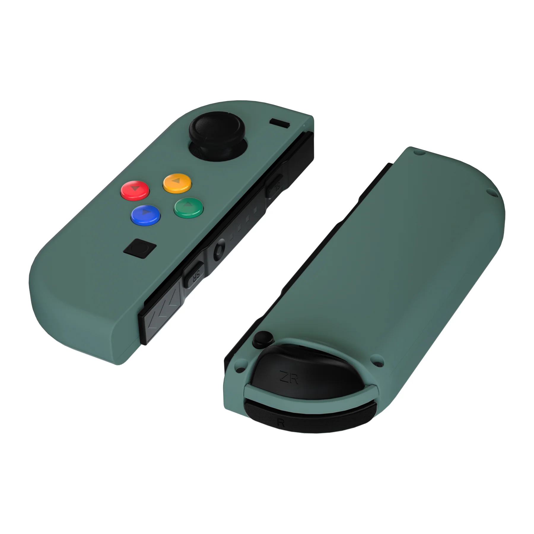 eXtremeRate Replacement Full Set Shell Case with Buttons for Joycon of NS Switch - Pine Green - Image 9