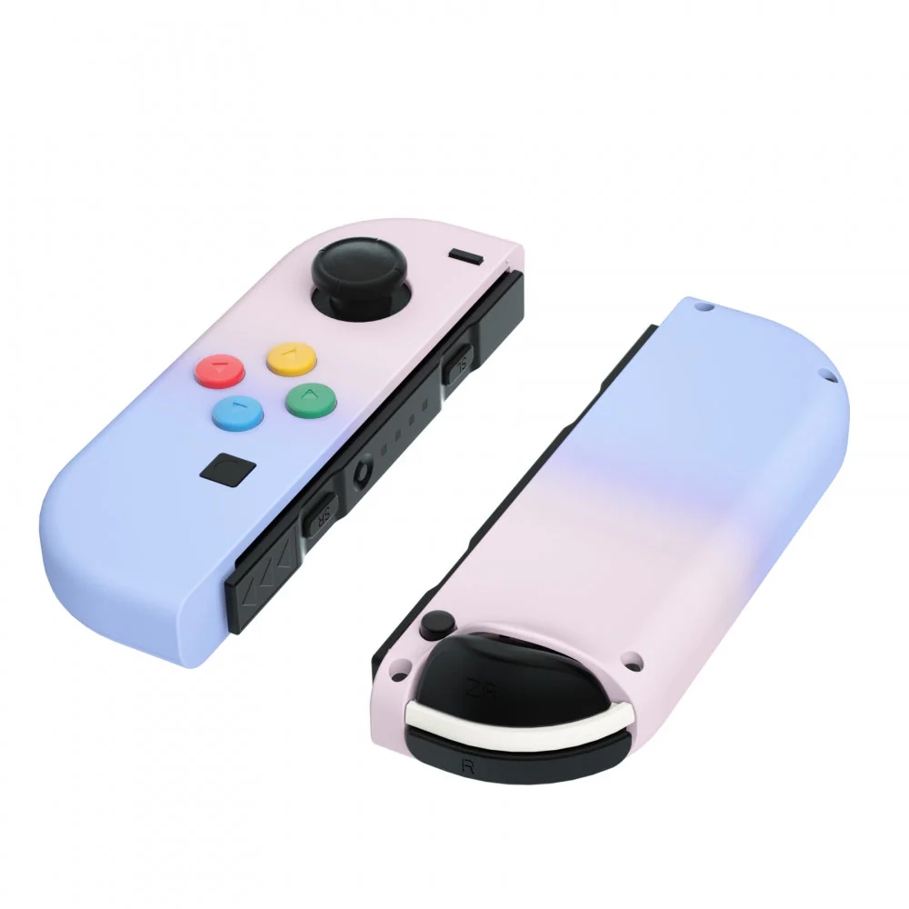 eXtremeRate Replacement Full Set Shell Case with Buttons for Joycon of NS Switch - Pink Violet - Image 9