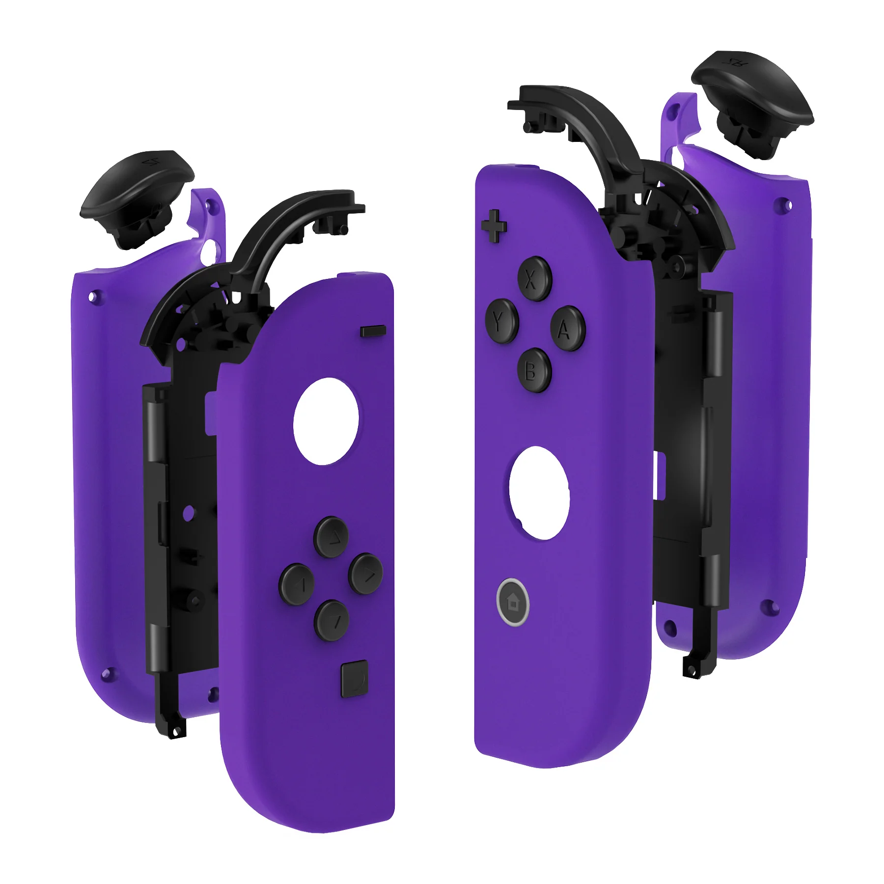 eXtremeRate Replacement Full Set Shell Case with Buttons for Joycon of NS Switch - Purple - Image 10