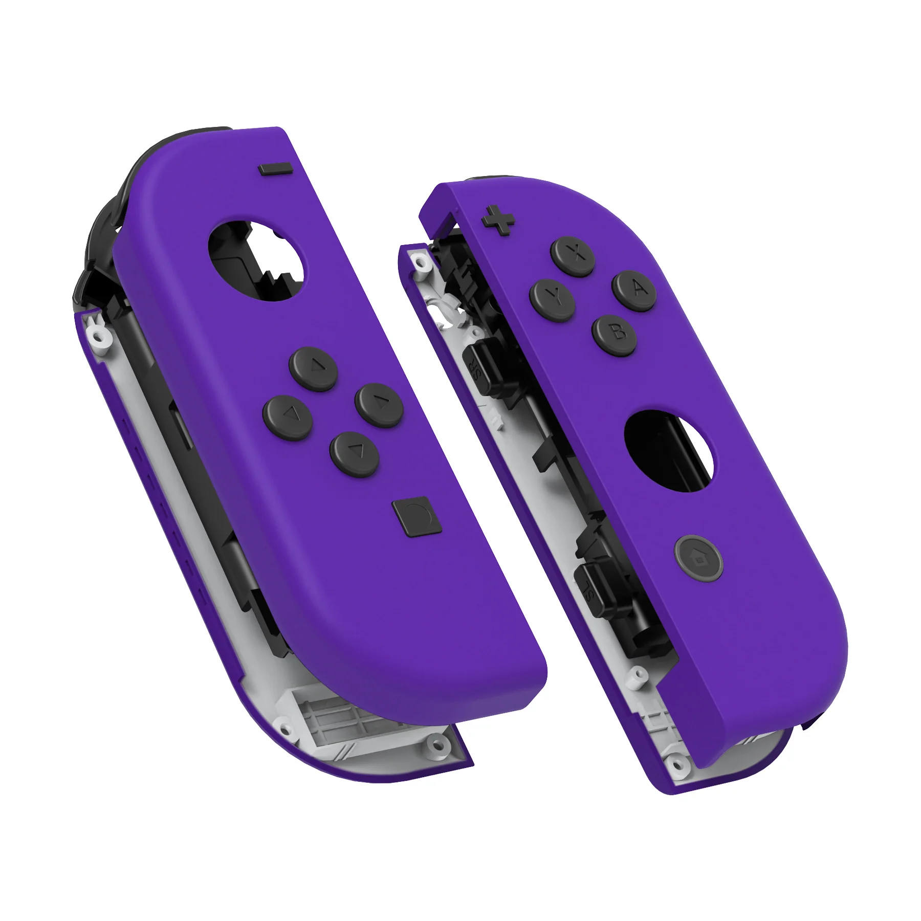 eXtremeRate Replacement Full Set Shell Case with Buttons for Joycon of NS Switch - Purple - Image 11