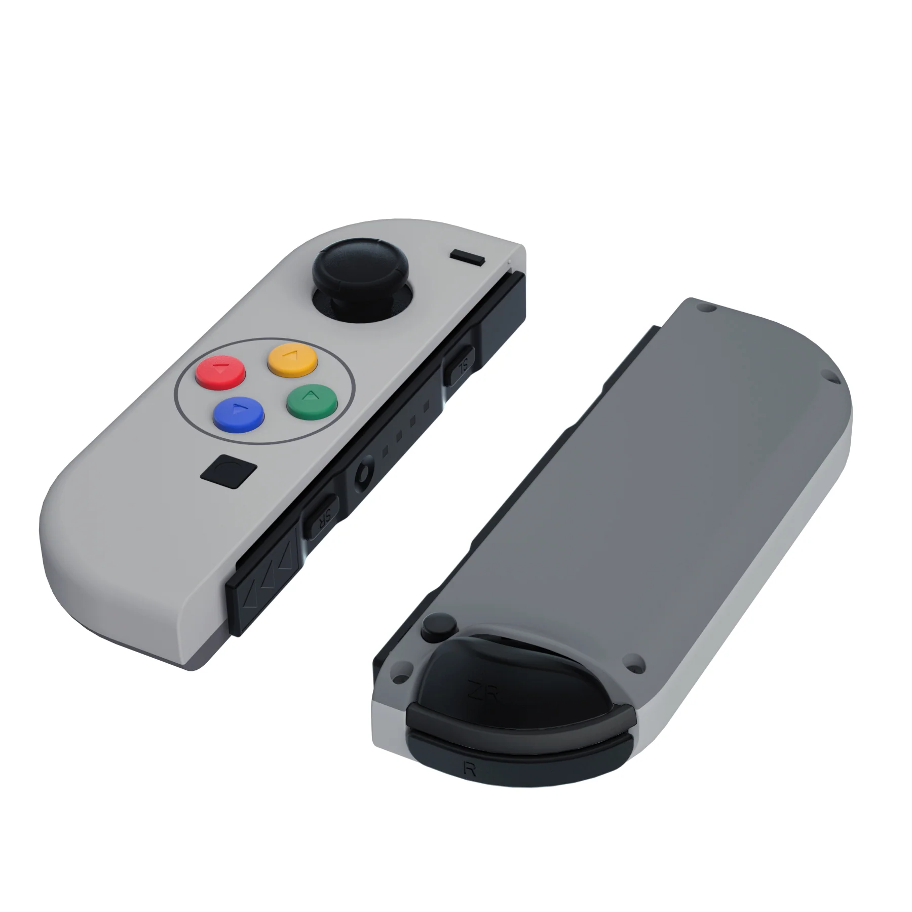 eXtremeRate Replacement Full Set Shell Case with Buttons for Joycon of NS Switch - SFC SNES Classic EU Style - Image 9