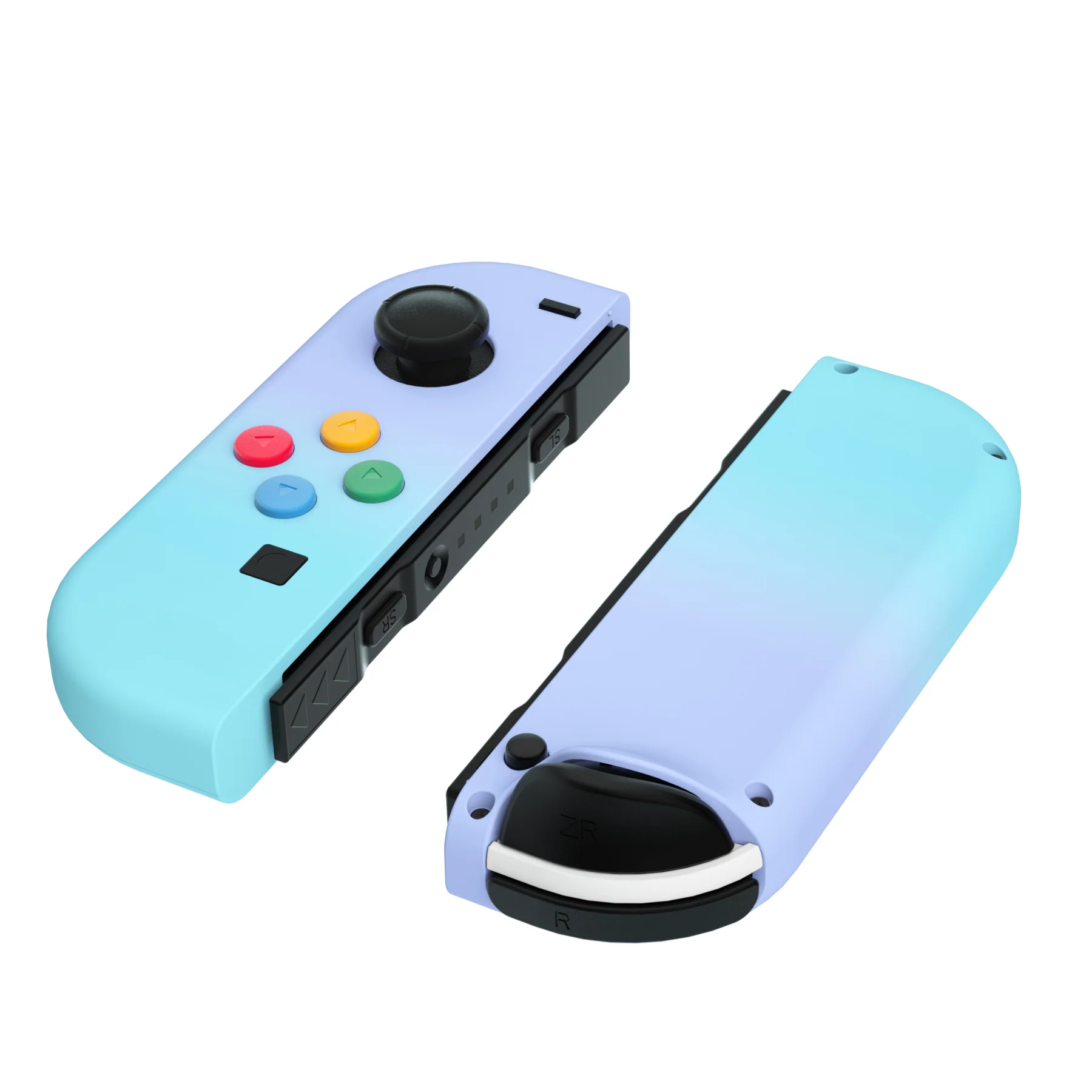eXtremeRate Replacement Full Set Shell Case with Buttons for Joycon of NS Switch - Violet Blue - Image 9