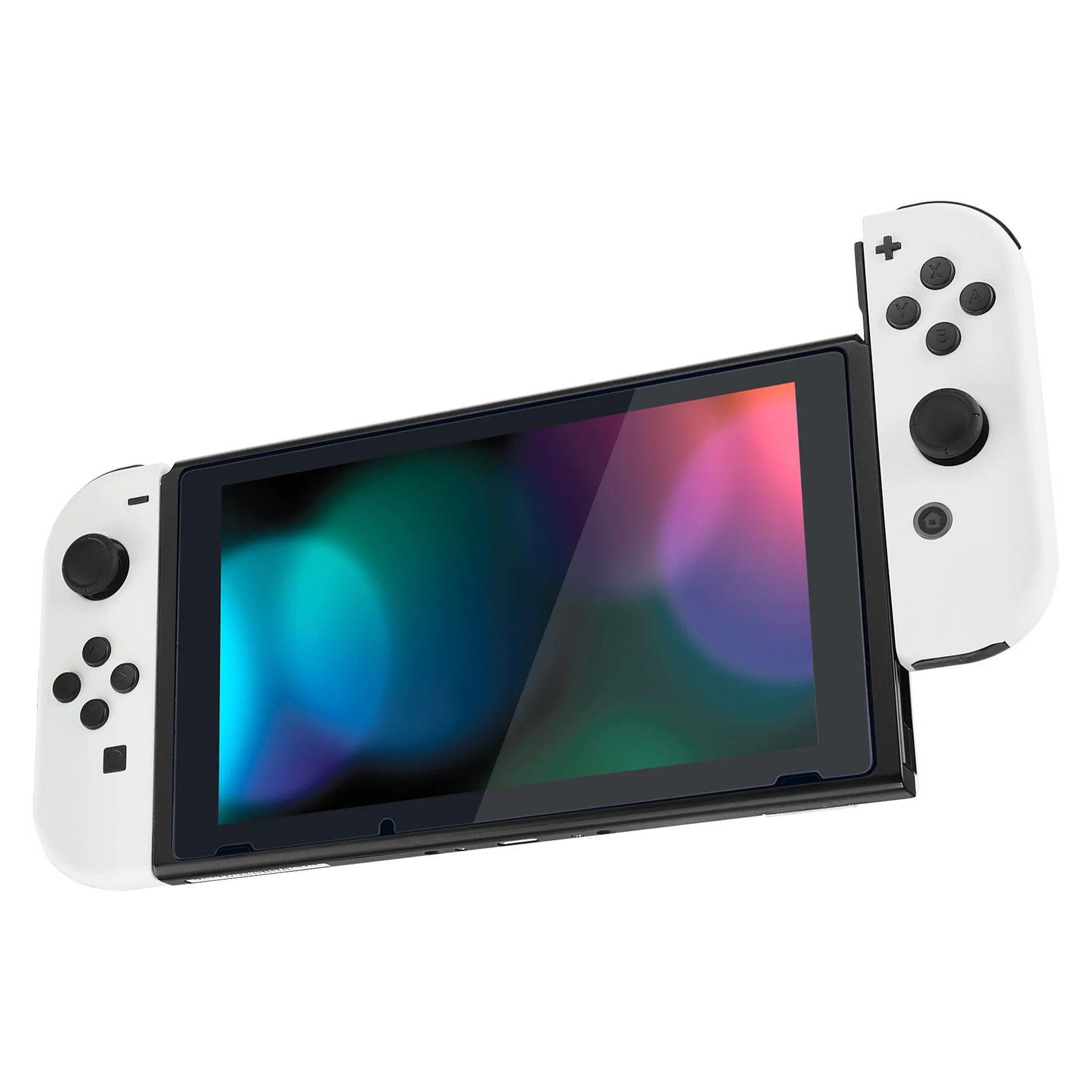 eXtremeRate Replacement Full Set Shell Case with Buttons for Joycon of NS Switch - White - Image 4