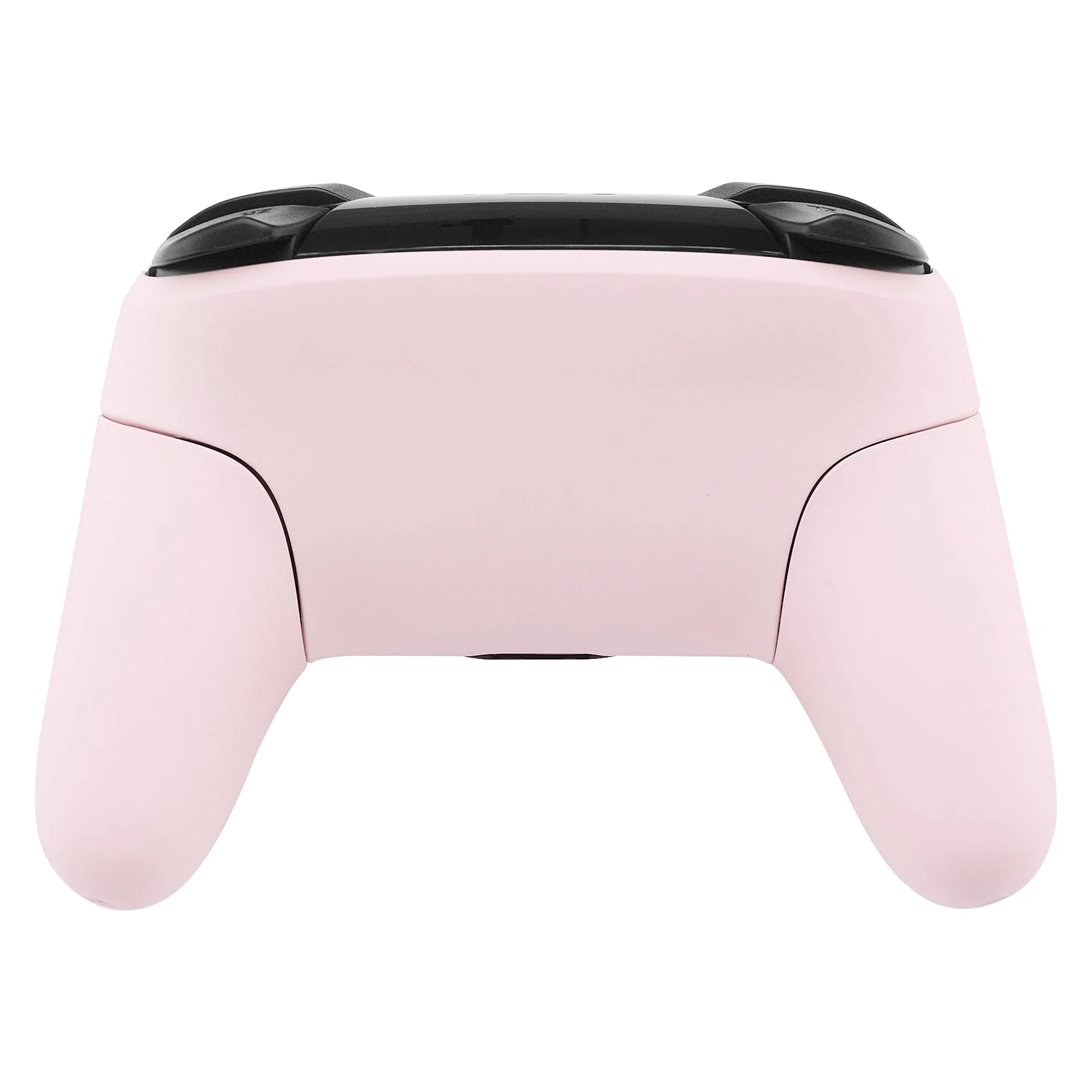 eXtremeRate Replacement Full Set Shell Faceplate Backplate Handles for Nintendo Switch Pro - Cherry Blossoms Pink - Image 7