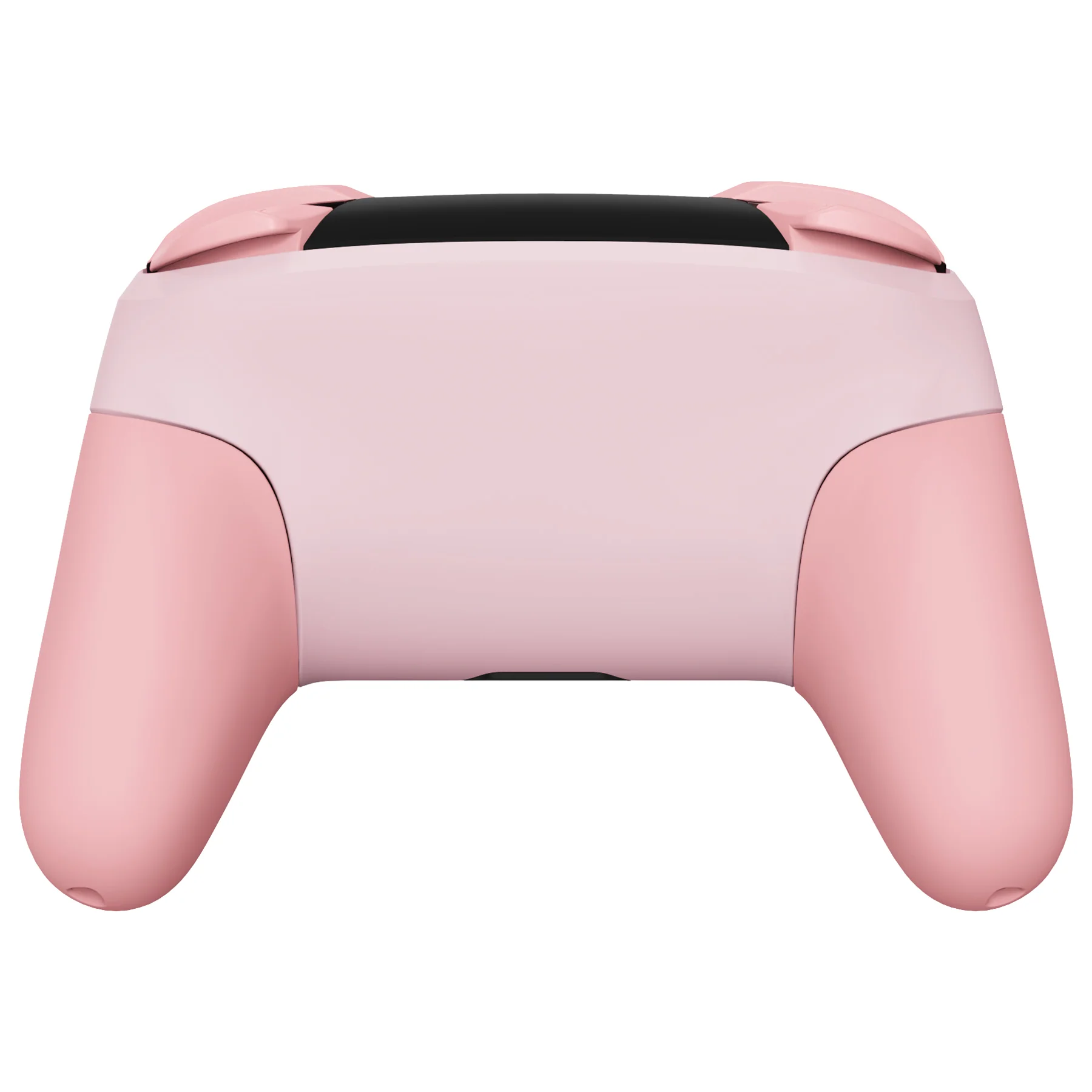 eXtremeRate Replacement Full Set Shell Faceplate Backplate Handles for Nintendo Switch Pro - Cherry Blossoms Pink & Puffy Pink - Image 5