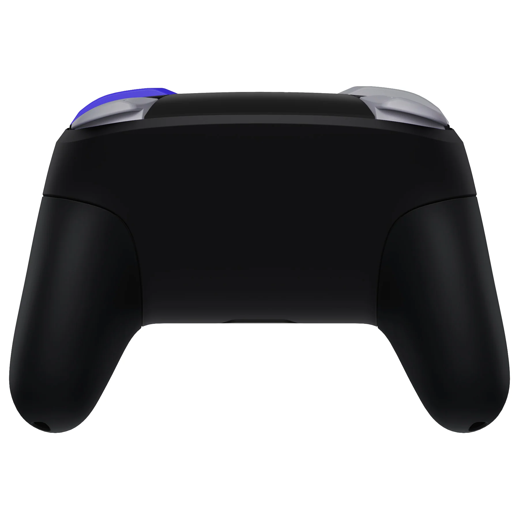 eXtremeRate Replacement Full Set Shell Faceplate Backplate Handles for Nintendo Switch Pro - Classic SwitchCube Style - Black - Image 5