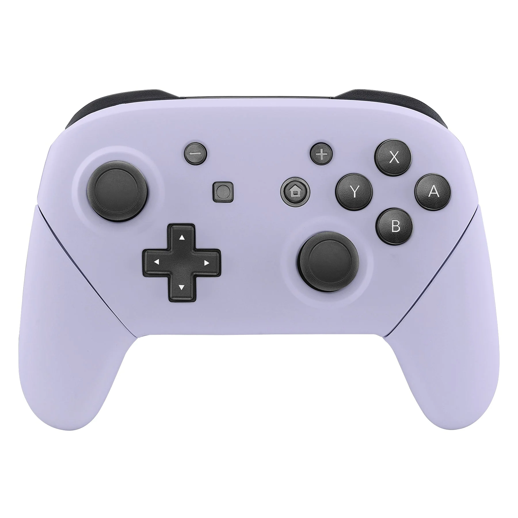 eXtremeRate Replacement Full Set Shell Faceplate Backplate Handles for Nintendo Switch Pro - Light Violet - Image 3