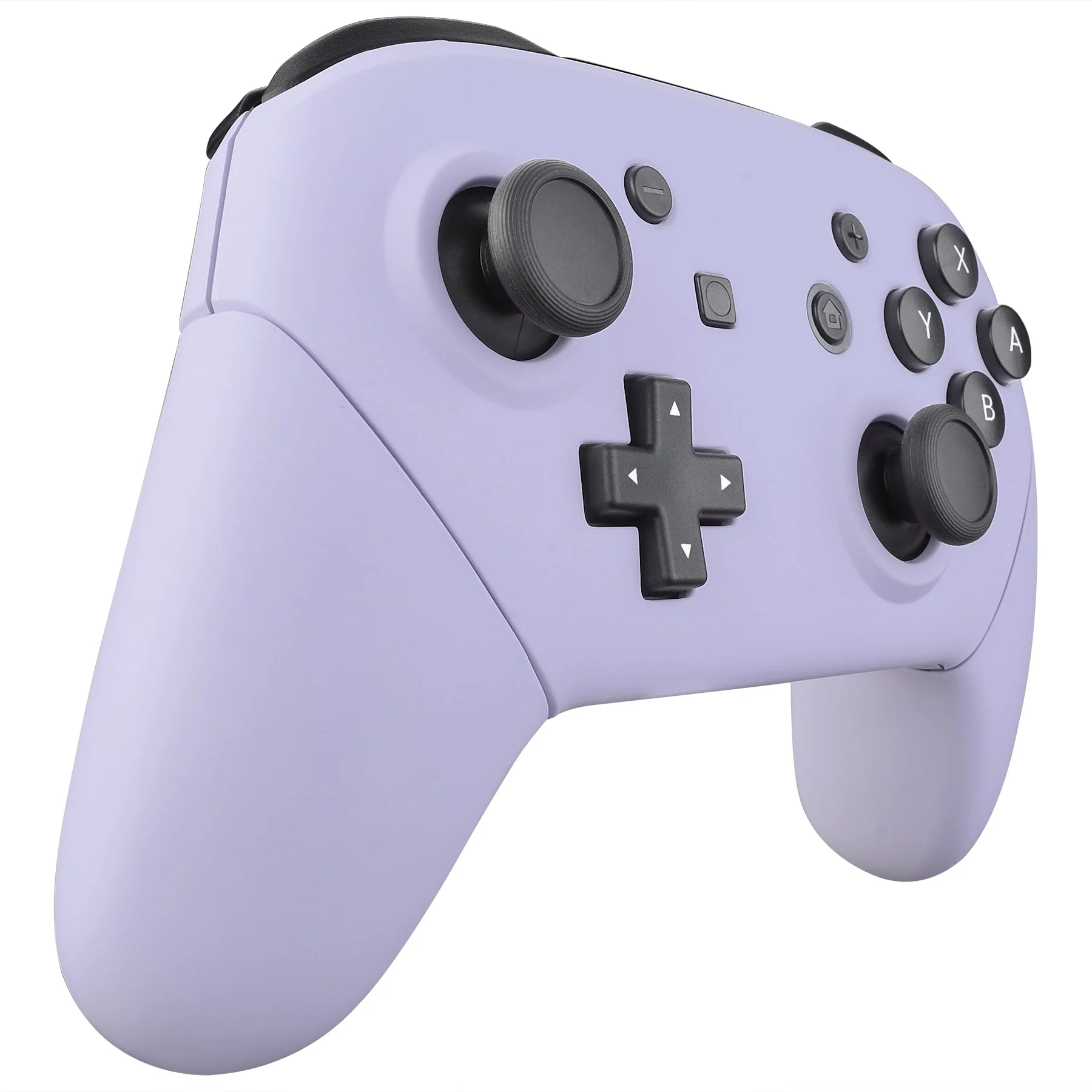 eXtremeRate Replacement Full Set Shell Faceplate Backplate Handles for Nintendo Switch Pro - Light Violet - Image 5