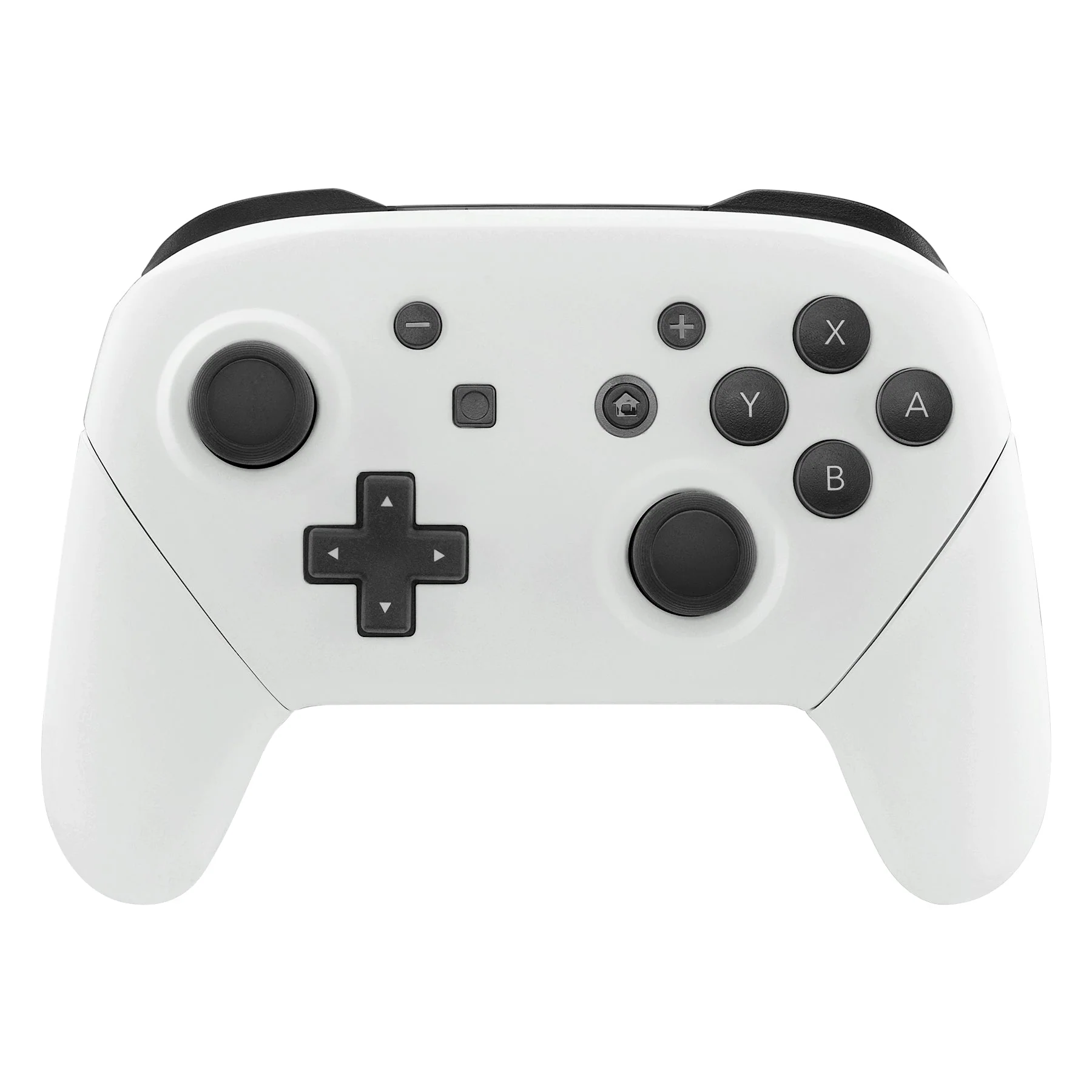 eXtremeRate Replacement Full Set Shell Faceplate Backplate Handles for Nintendo Switch Pro - White - Image 3