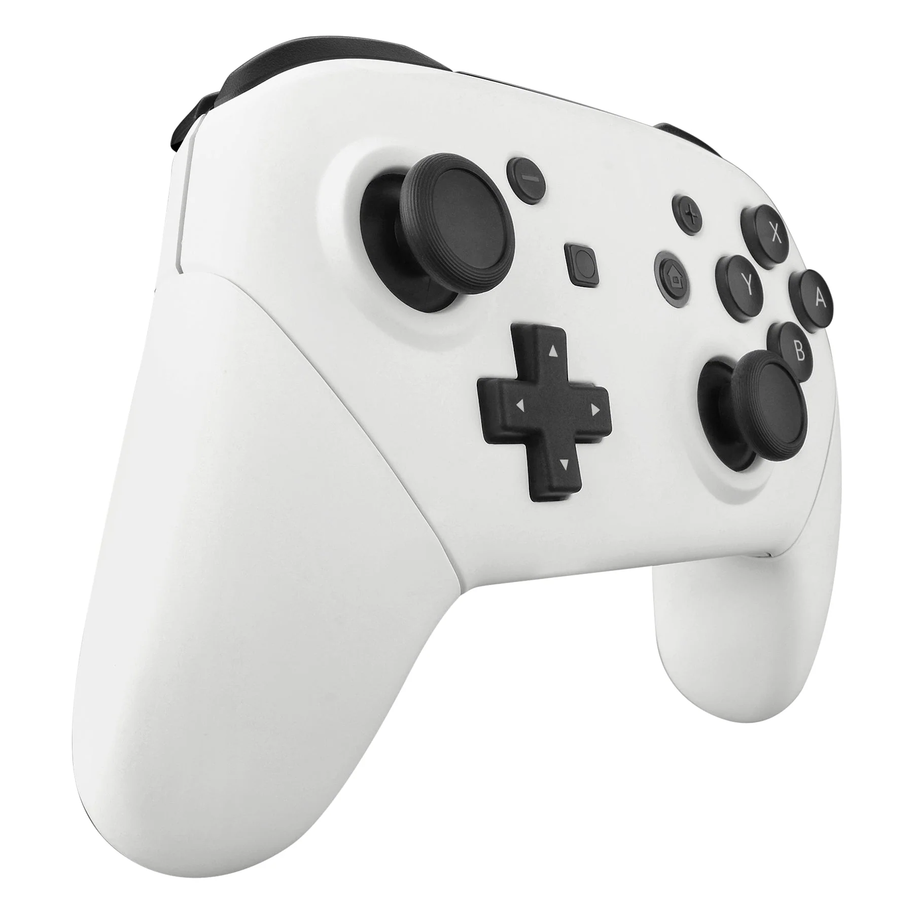 eXtremeRate Replacement Full Set Shell Faceplate Backplate Handles for Nintendo Switch Pro - White - Image 5