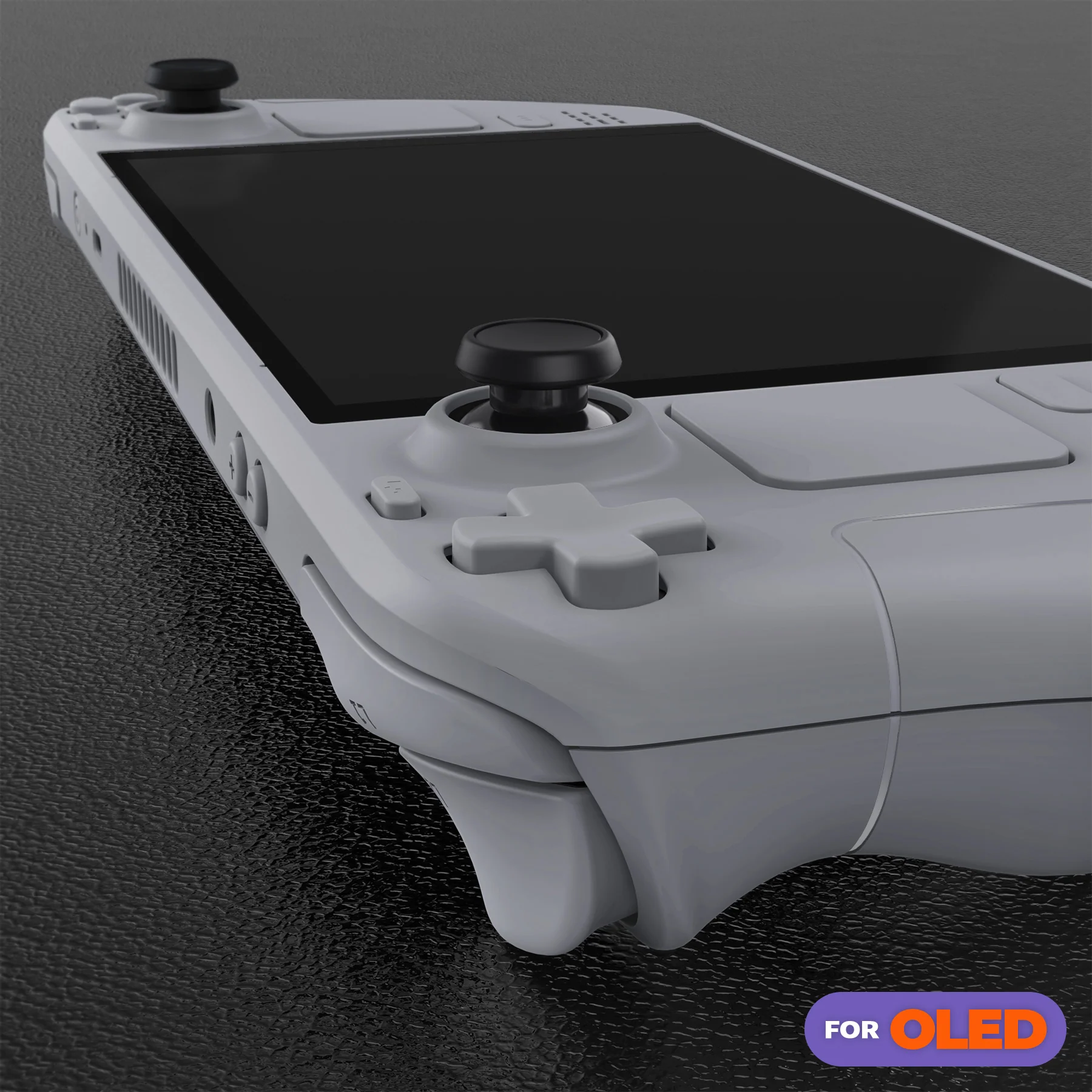 eXtremeRate Replacement Full Set Shell with Buttons for Steam Deck OLED - New Hope Gray - Image 8