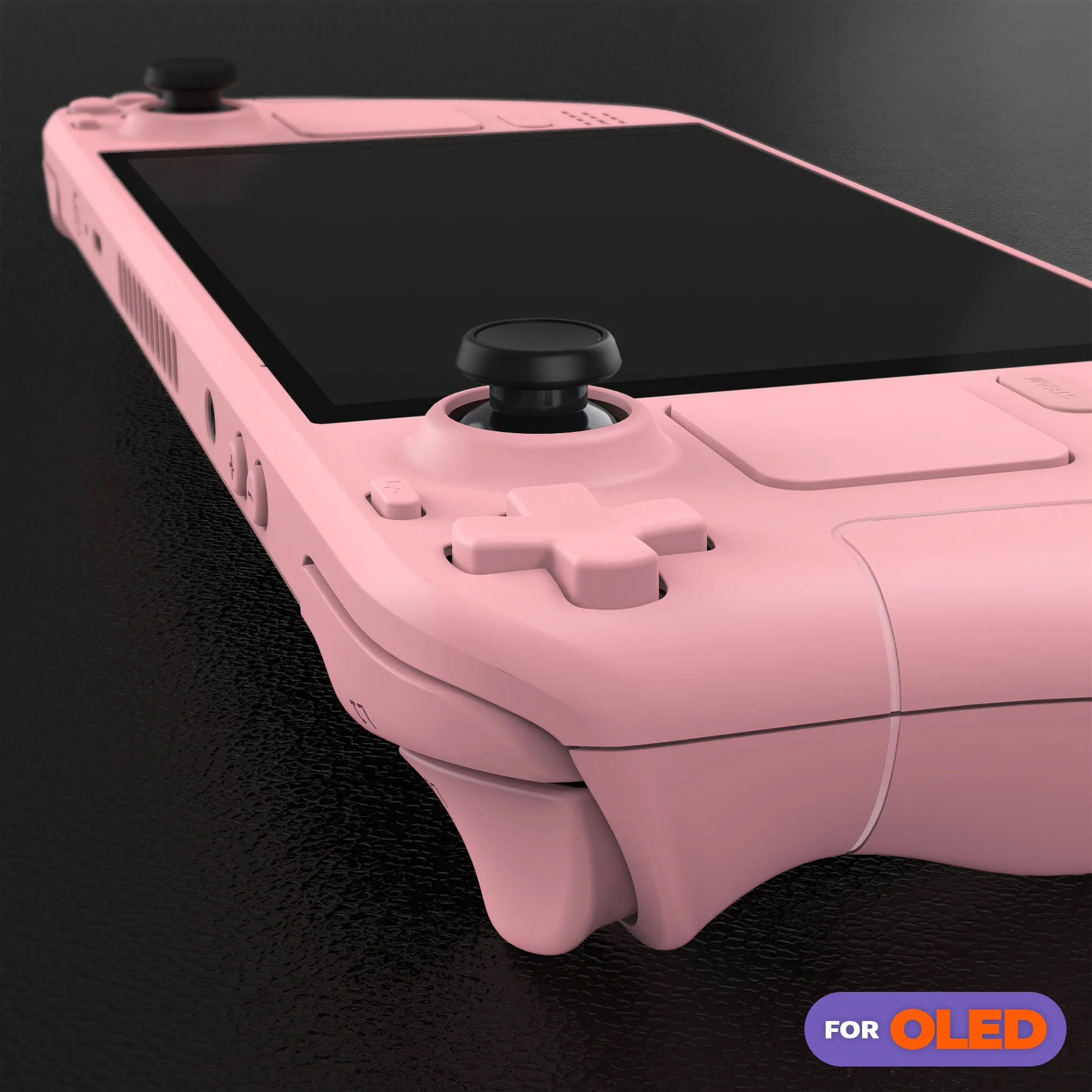 eXtremeRate Replacement Full Set Shell with Buttons for Steam Deck OLED - Pale Red - Image 8