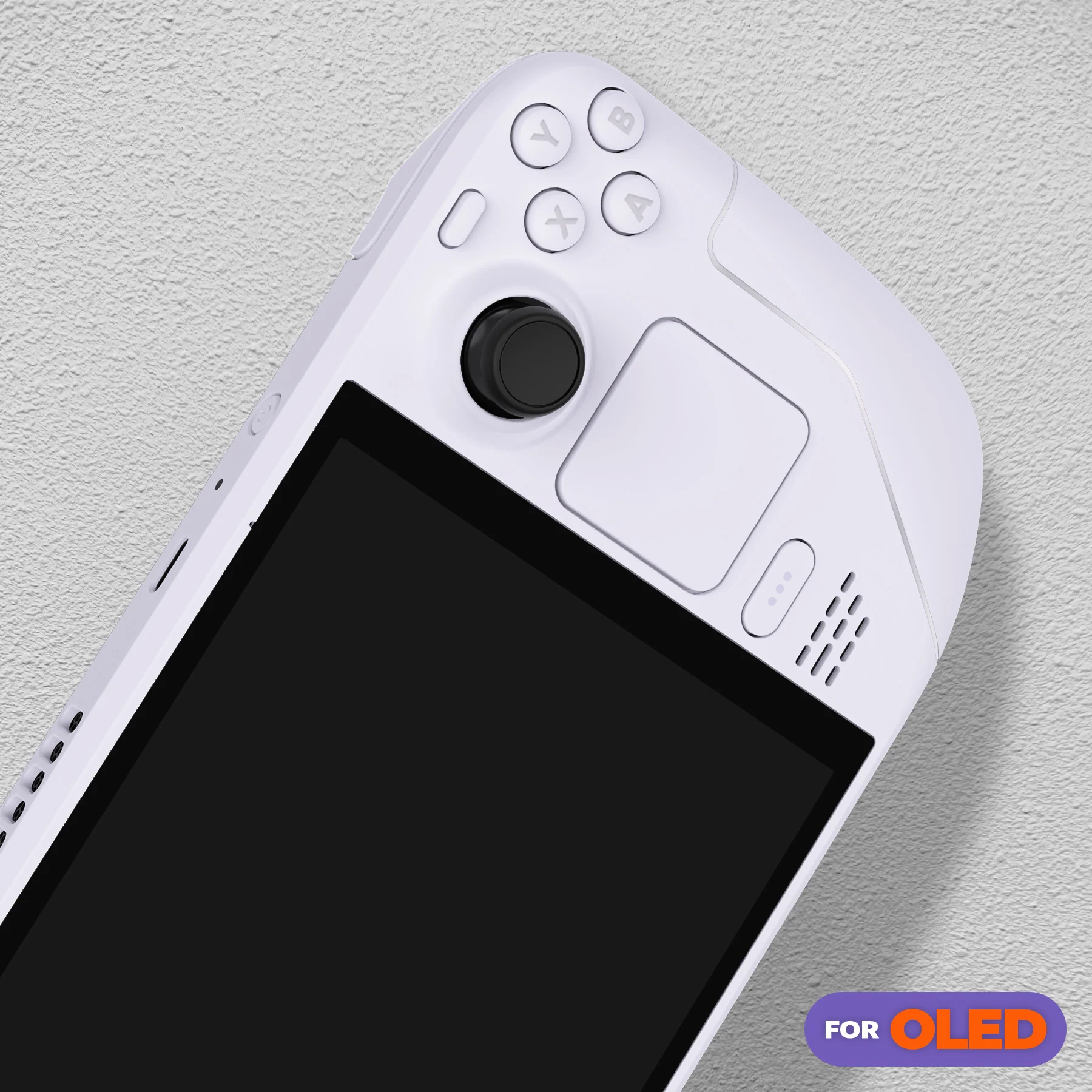 eXtremeRate Replacement Full Set Shell with Buttons for Steam Deck OLED - White - Image 10