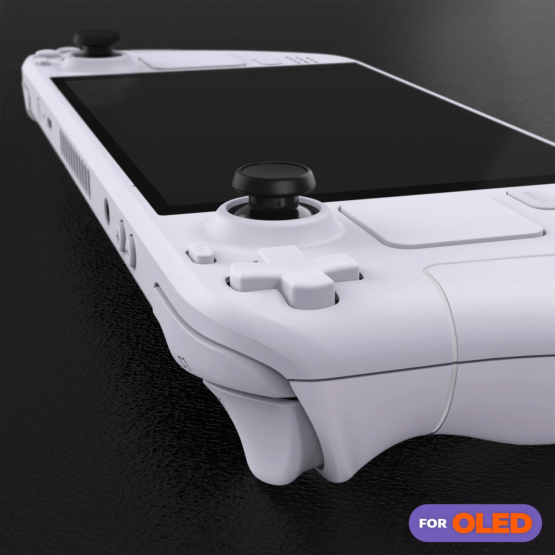 eXtremeRate Replacement Full Set Shell with Buttons for Steam Deck OLED - White - Image 8