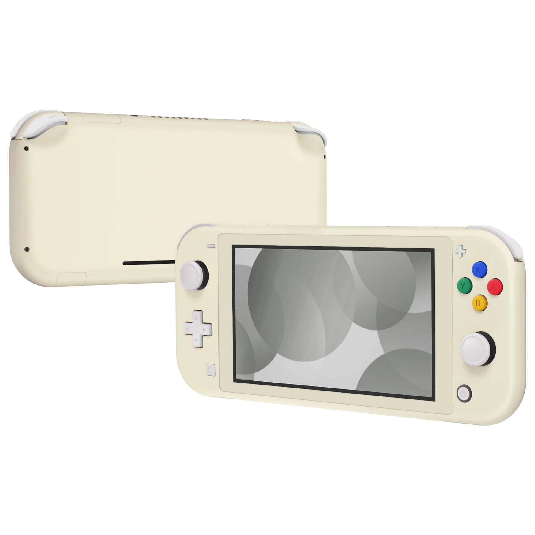 eXtremeRate Replacement Full Set Shells with ABXY Buttons & Screen Protector for Nintendo Switch Lite - Antique Yellow - Image 4