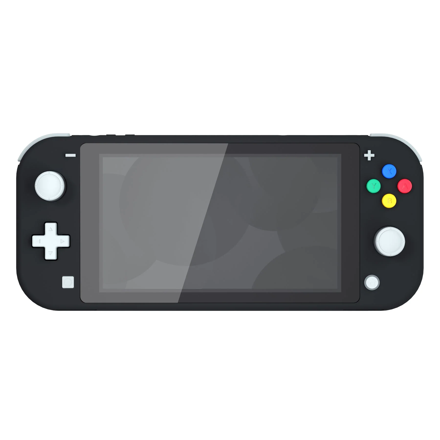 eXtremeRate Replacement Full Set Shells with ABXY Buttons & Screen Protector for Nintendo Switch Lite - Black - Image 3