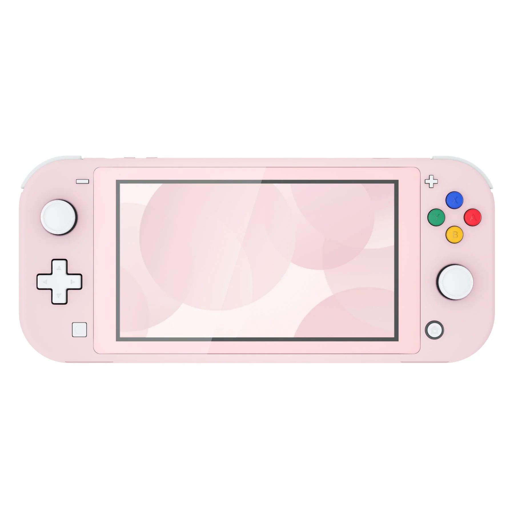 eXtremeRate Replacement Full Set Shells with ABXY Buttons & Screen Protector for Nintendo Switch Lite - Cherry Blossoms Pink - Image 3
