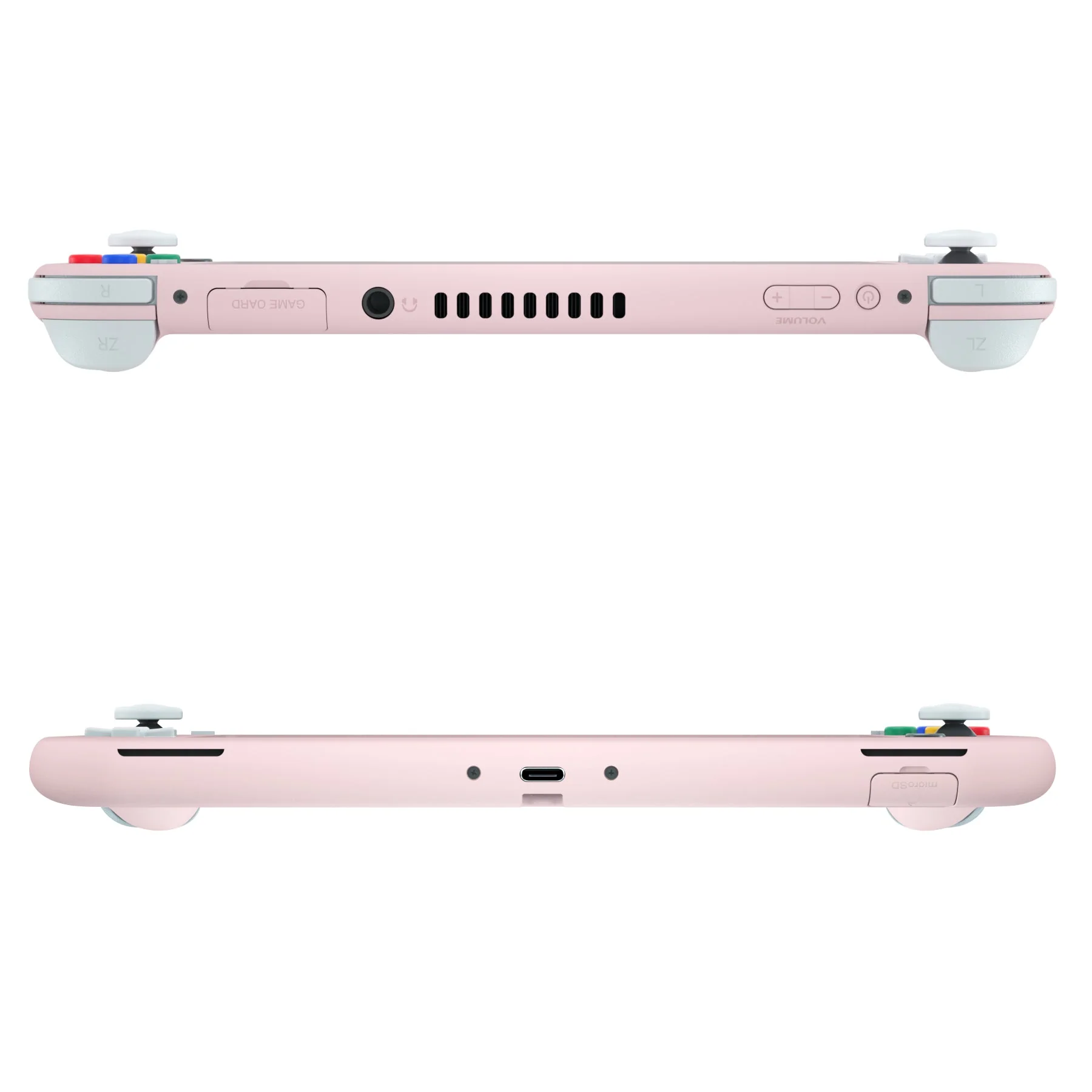 eXtremeRate Replacement Full Set Shells with ABXY Buttons & Screen Protector for Nintendo Switch Lite - Cherry Blossoms Pink - Image 7