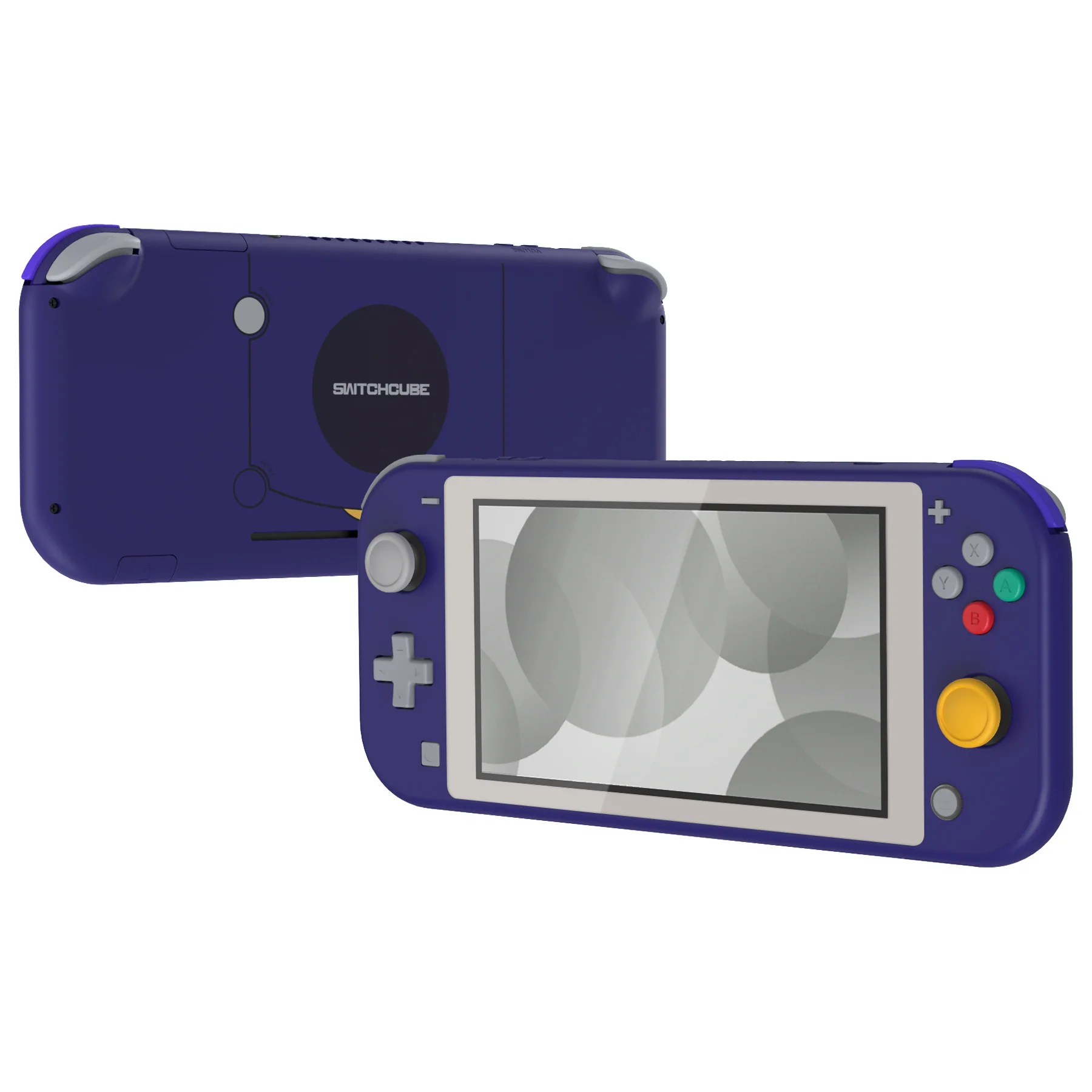 eXtremeRate Replacement Full Set Shells with ABXY Buttons & Screen Protector for Nintendo Switch Lite - Classic SwitchCube Style - Image 4