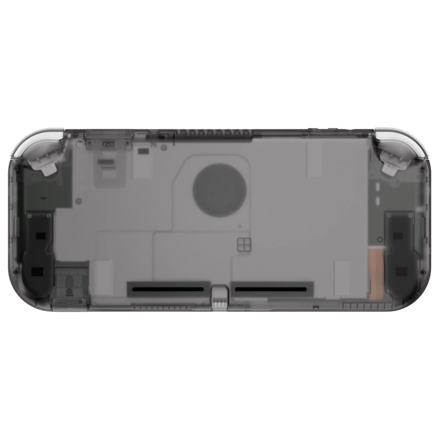 eXtremeRate Replacement Full Set Shells with ABXY Buttons & Screen Protector for Nintendo Switch Lite - Clear Black - Image 6