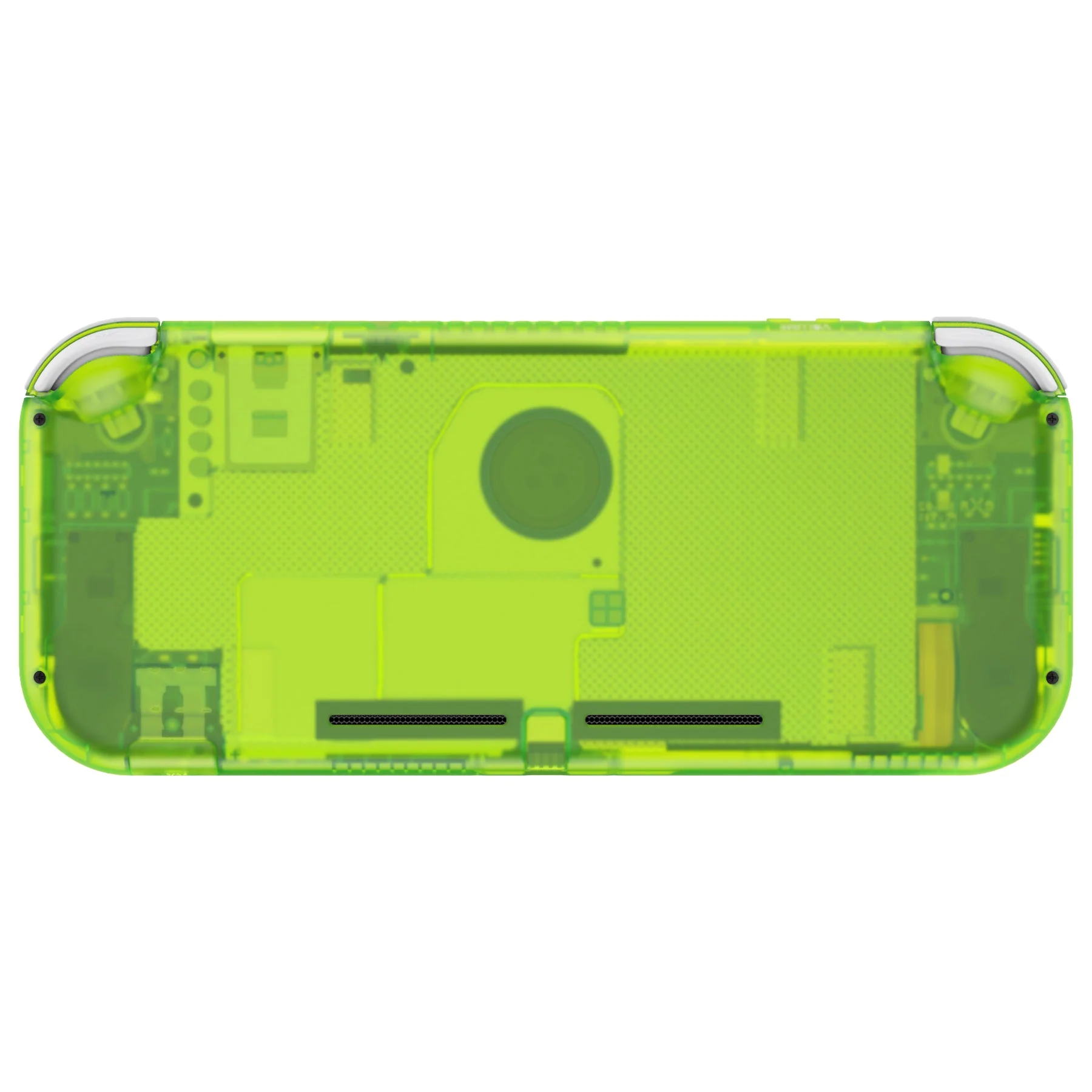 eXtremeRate Replacement Full Set Shells with ABXY Buttons & Screen Protector for Nintendo Switch Lite - Clear Lime Green - Image 6
