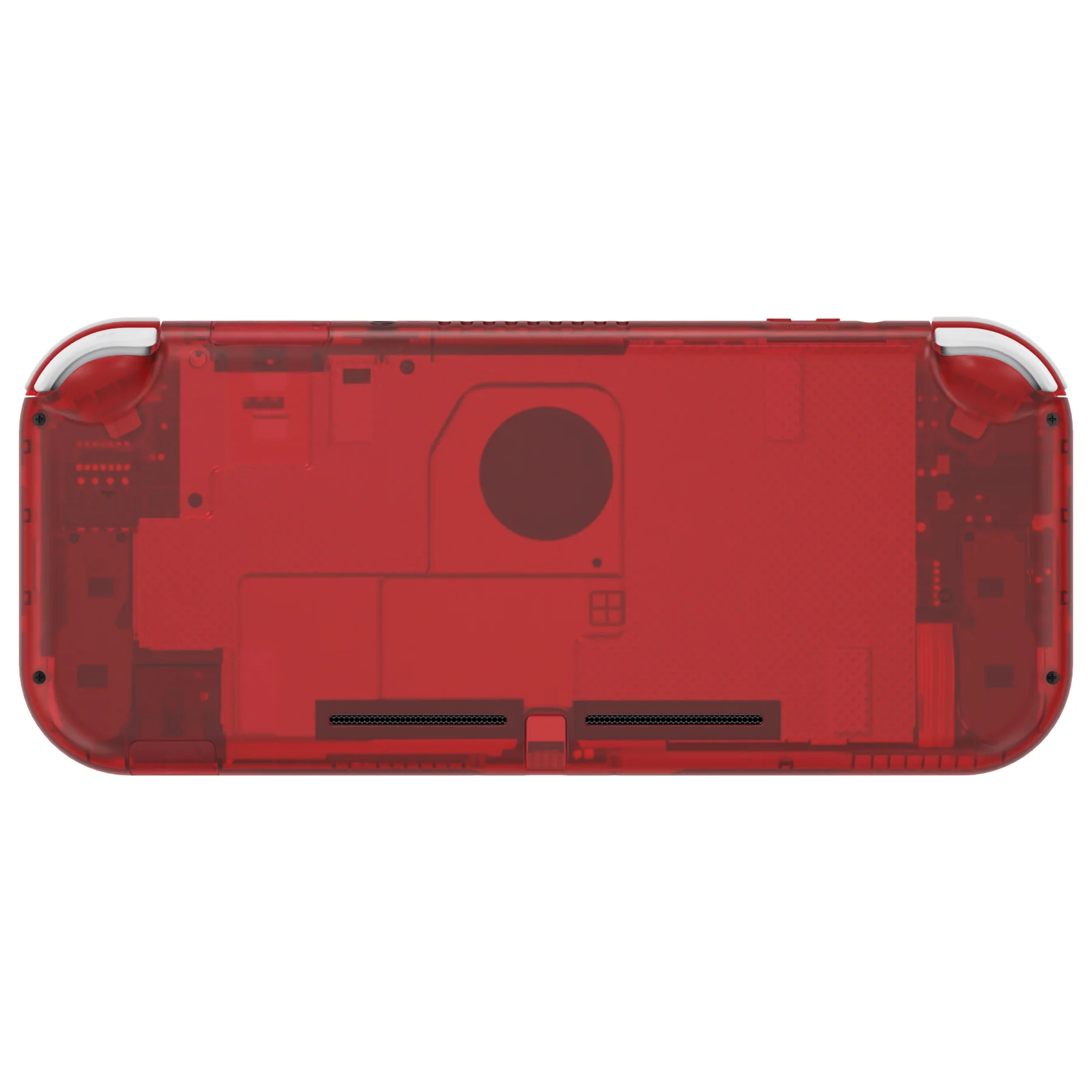 eXtremeRate Replacement Full Set Shells with ABXY Buttons & Screen Protector for Nintendo Switch Lite - Clear Red - Image 6
