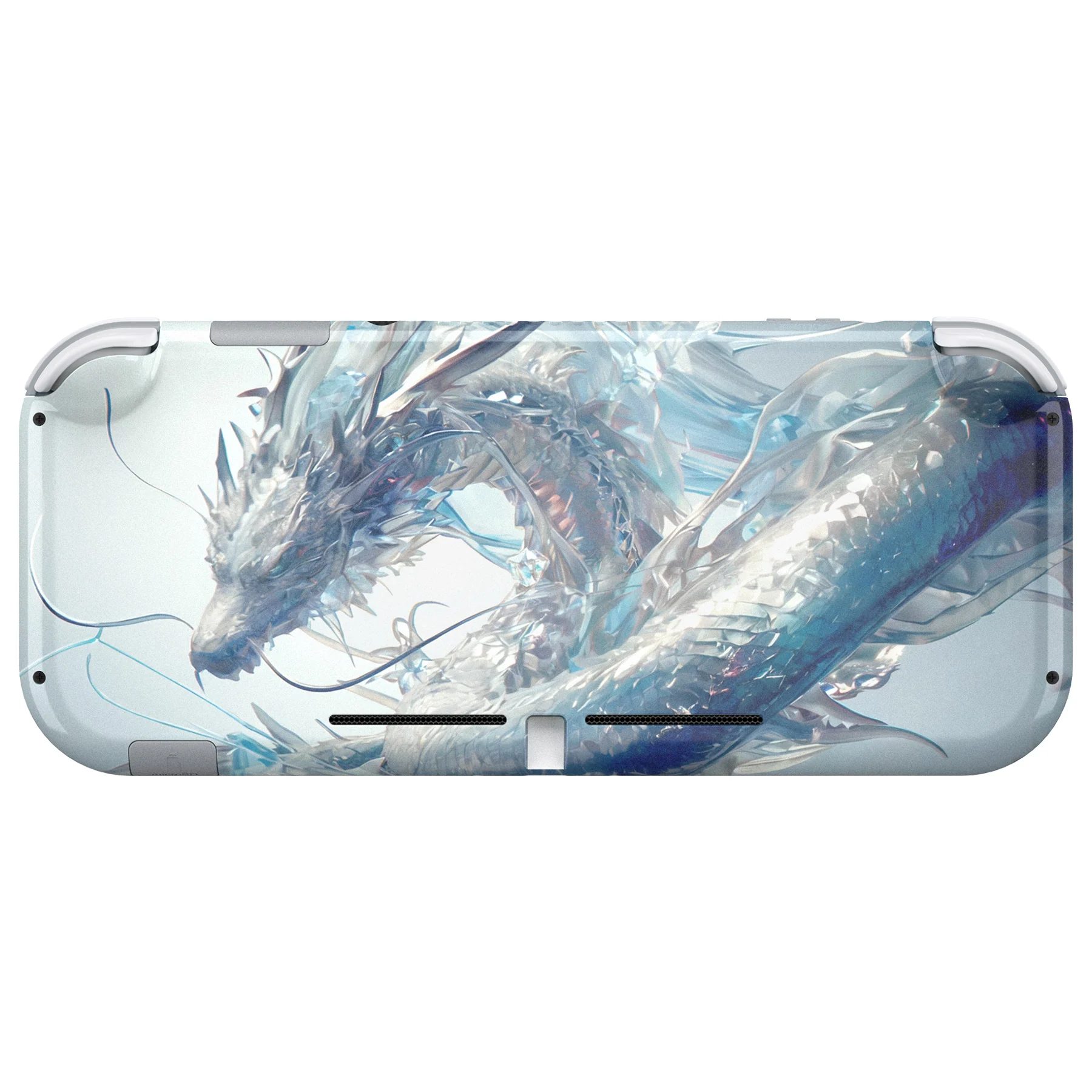 eXtremeRate Replacement Full Set Shells with ABXY Buttons & Screen Protector for Nintendo Switch Lite - Crystal Dragon - Image 6