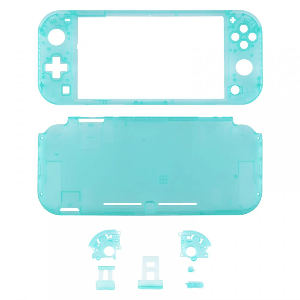 eXtremeRate Replacement Full Set Shells with ABXY Buttons & Screen Protector for Nintendo Switch Lite - Emerald Green - Image 2