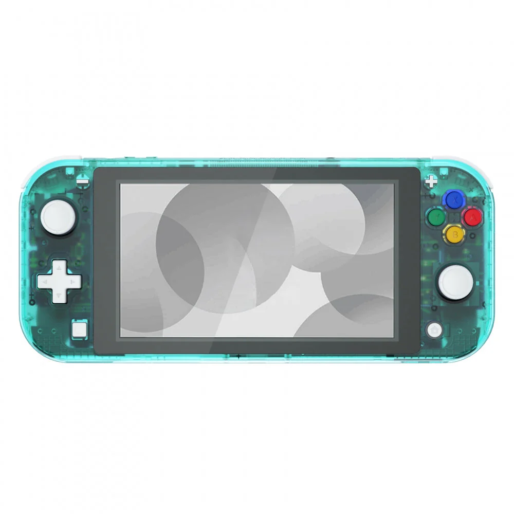 eXtremeRate Replacement Full Set Shells with ABXY Buttons & Screen Protector for Nintendo Switch Lite - Emerald Green - Image 3