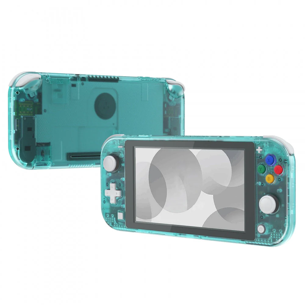 eXtremeRate Replacement Full Set Shells with ABXY Buttons & Screen Protector for Nintendo Switch Lite - Emerald Green - Image 4