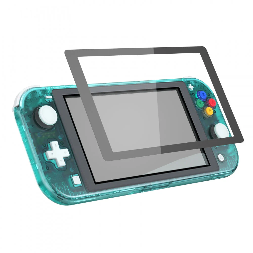 eXtremeRate Replacement Full Set Shells with ABXY Buttons & Screen Protector for Nintendo Switch Lite - Emerald Green - Image 5