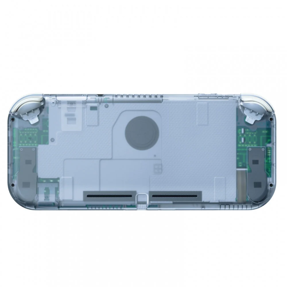 eXtremeRate Replacement Full Set Shells with ABXY Buttons & Screen Protector for Nintendo Switch Lite - Clear Glacier Blue - Image 6