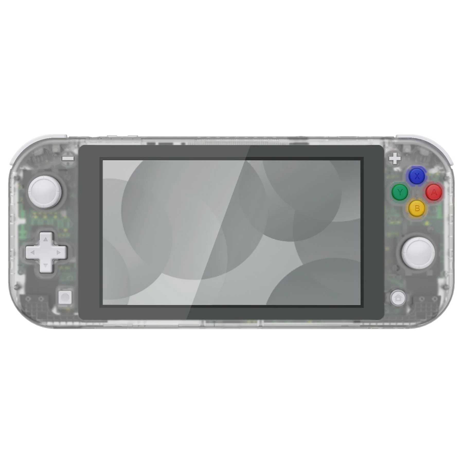 eXtremeRate Replacement Full Set Shells with ABXY Buttons & Screen Protector for Nintendo Switch Lite - Glow in Dark - Green - Image 4