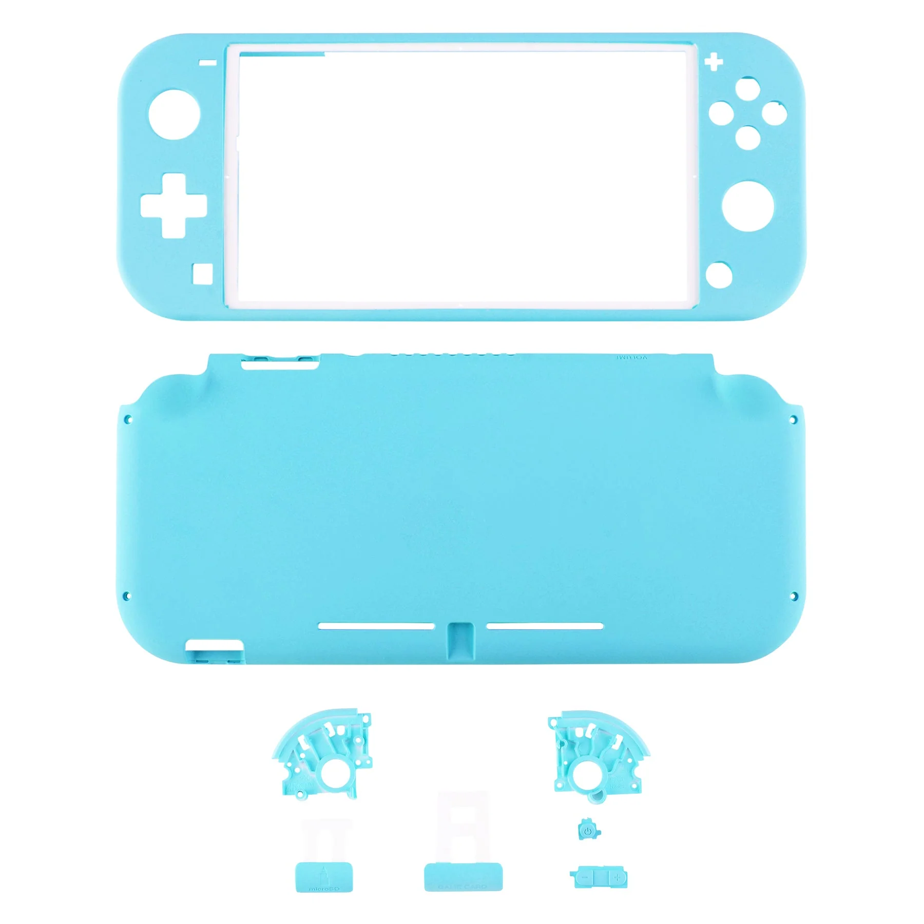 eXtremeRate Replacement Full Set Shells with ABXY Buttons & Screen Protector for Nintendo Switch Lite - Heaven Blue - Image 2