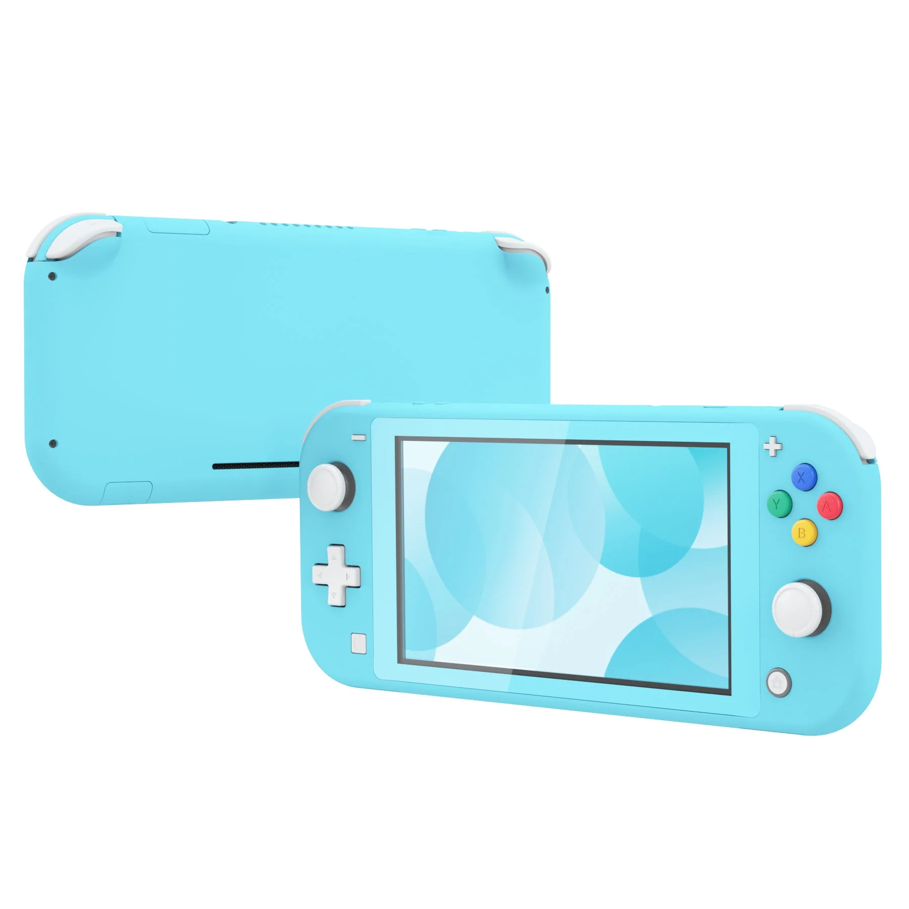 eXtremeRate Replacement Full Set Shells with ABXY Buttons & Screen Protector for Nintendo Switch Lite - Heaven Blue - Image 4