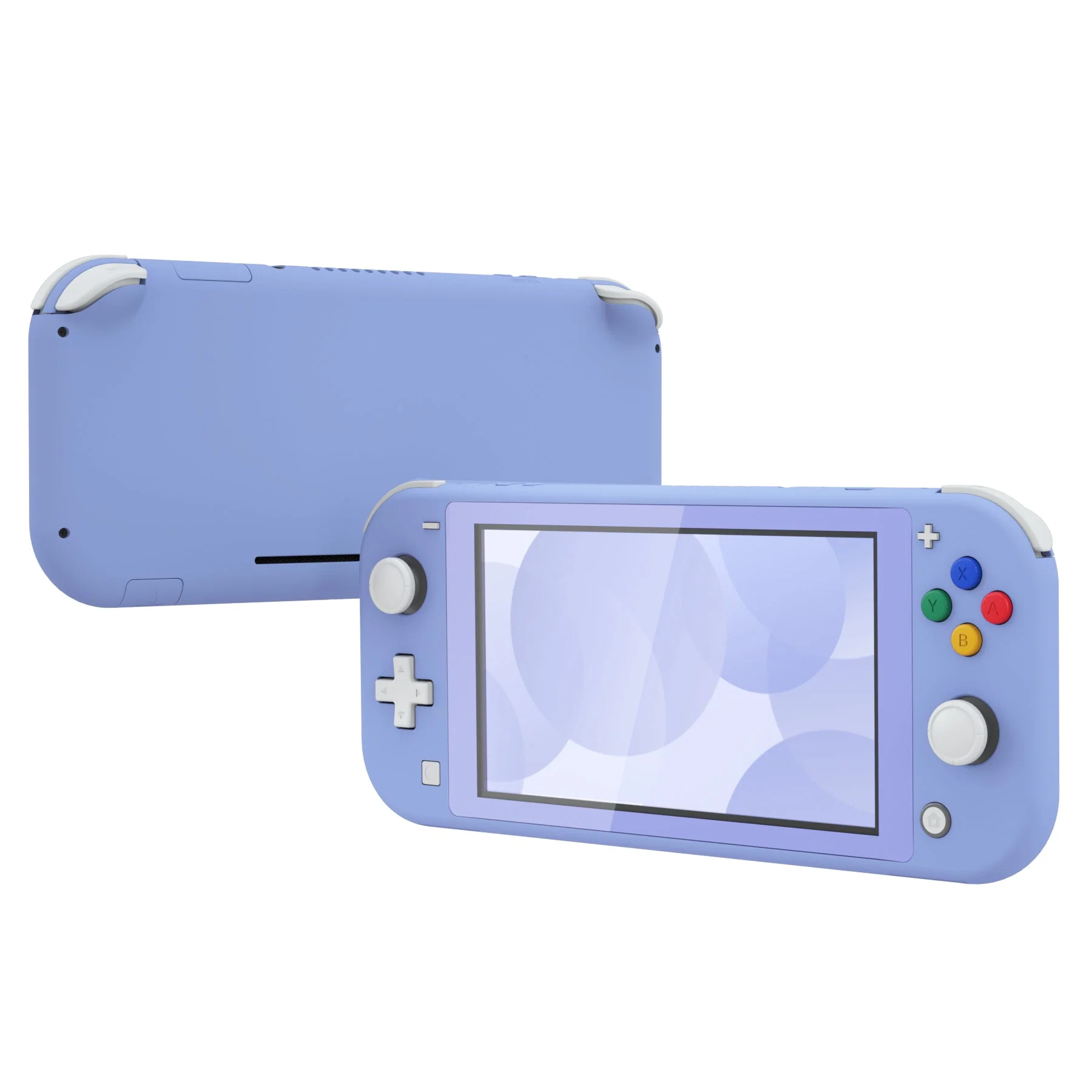 eXtremeRate Replacement Full Set Shells with ABXY Buttons & Screen Protector for Nintendo Switch Lite - Light Violet - Image 4