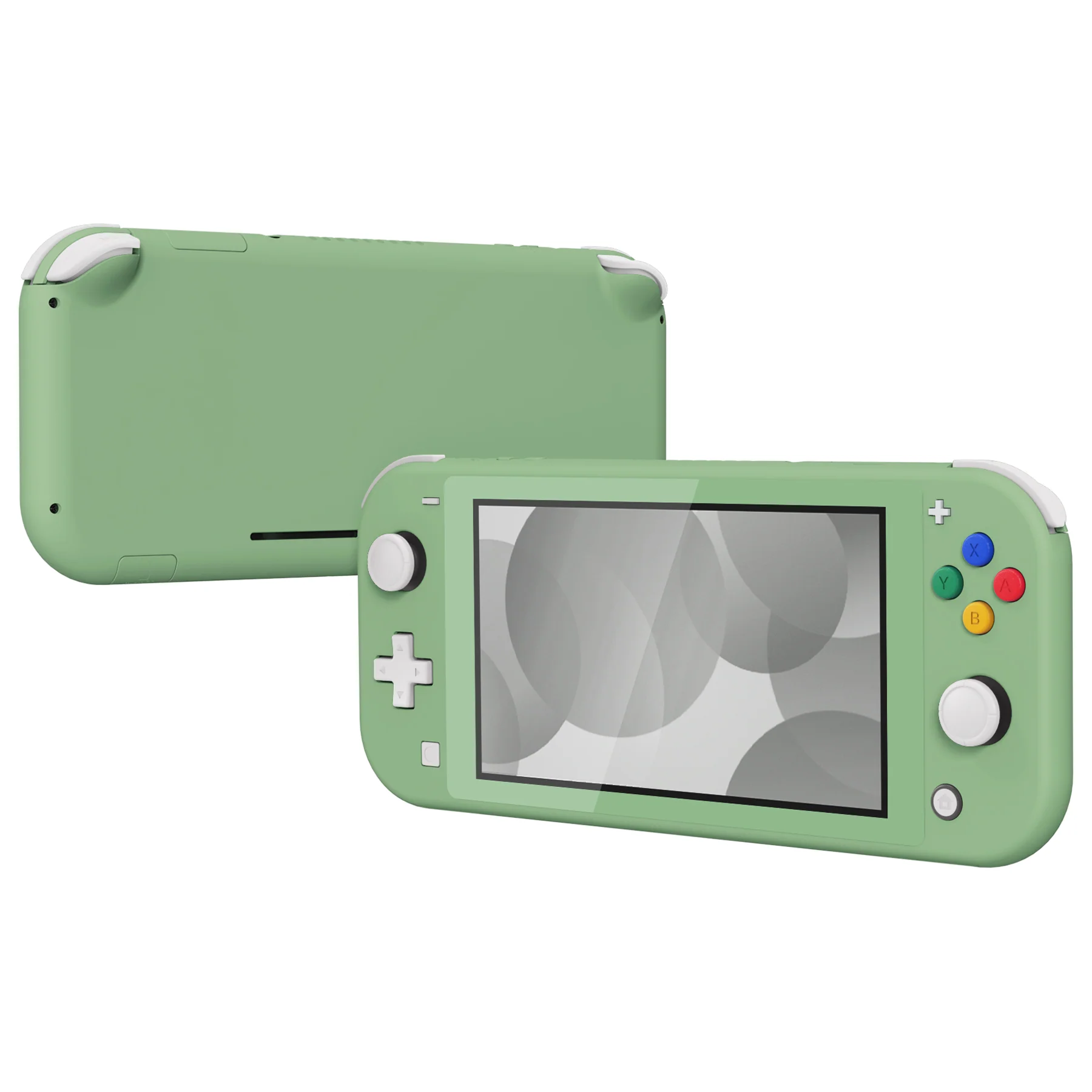 eXtremeRate Replacement Full Set Shells with ABXY Buttons & Screen Protector for Nintendo Switch Lite - Matcha Green - Image 4