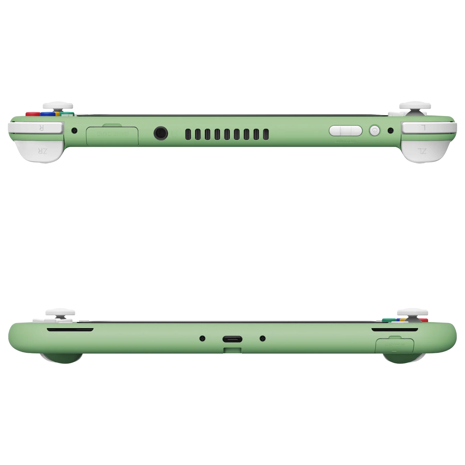 eXtremeRate Replacement Full Set Shells with ABXY Buttons & Screen Protector for Nintendo Switch Lite - Matcha Green - Image 7