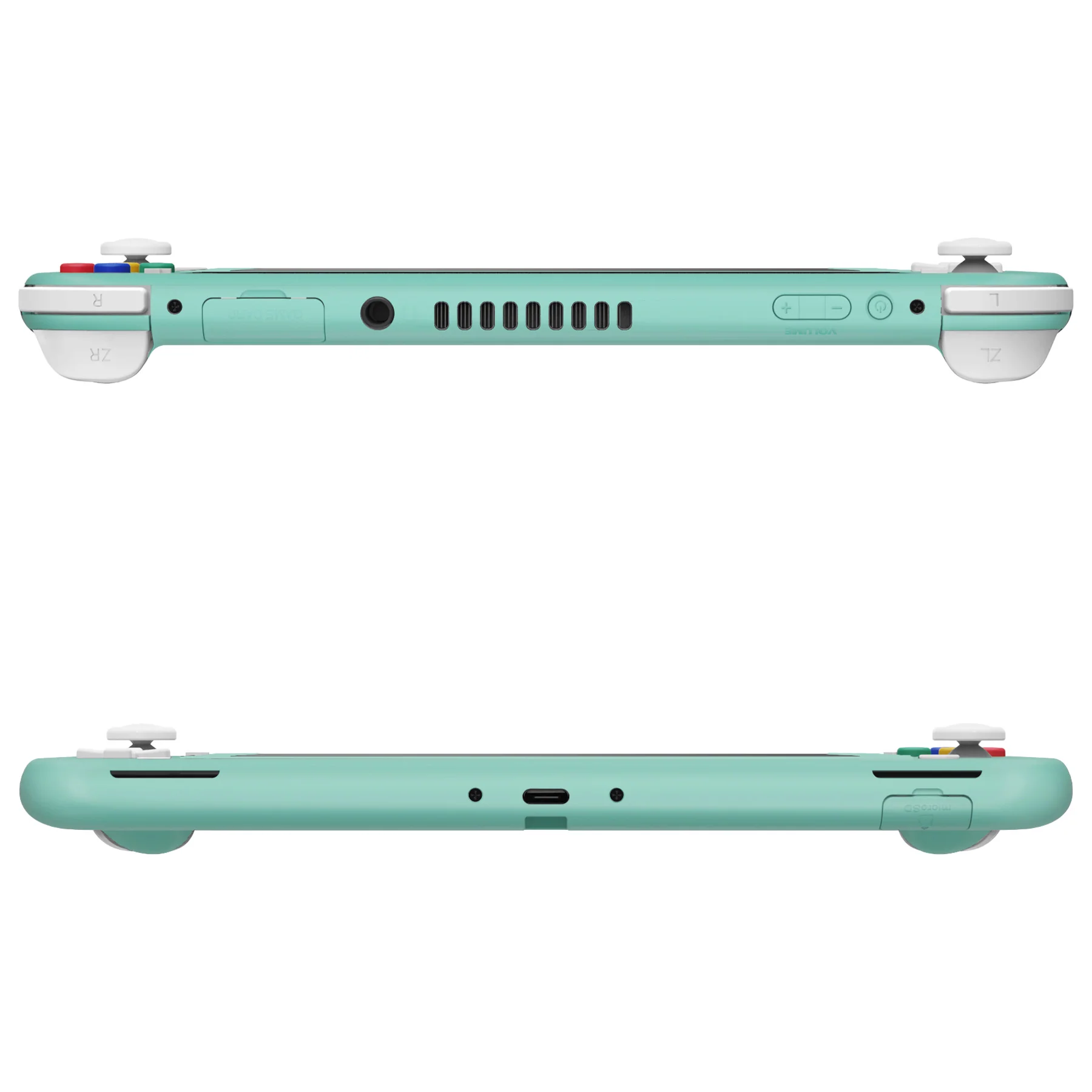 eXtremeRate Replacement Full Set Shells with ABXY Buttons & Screen Protector for Nintendo Switch Lite - Misty Green - Image 7