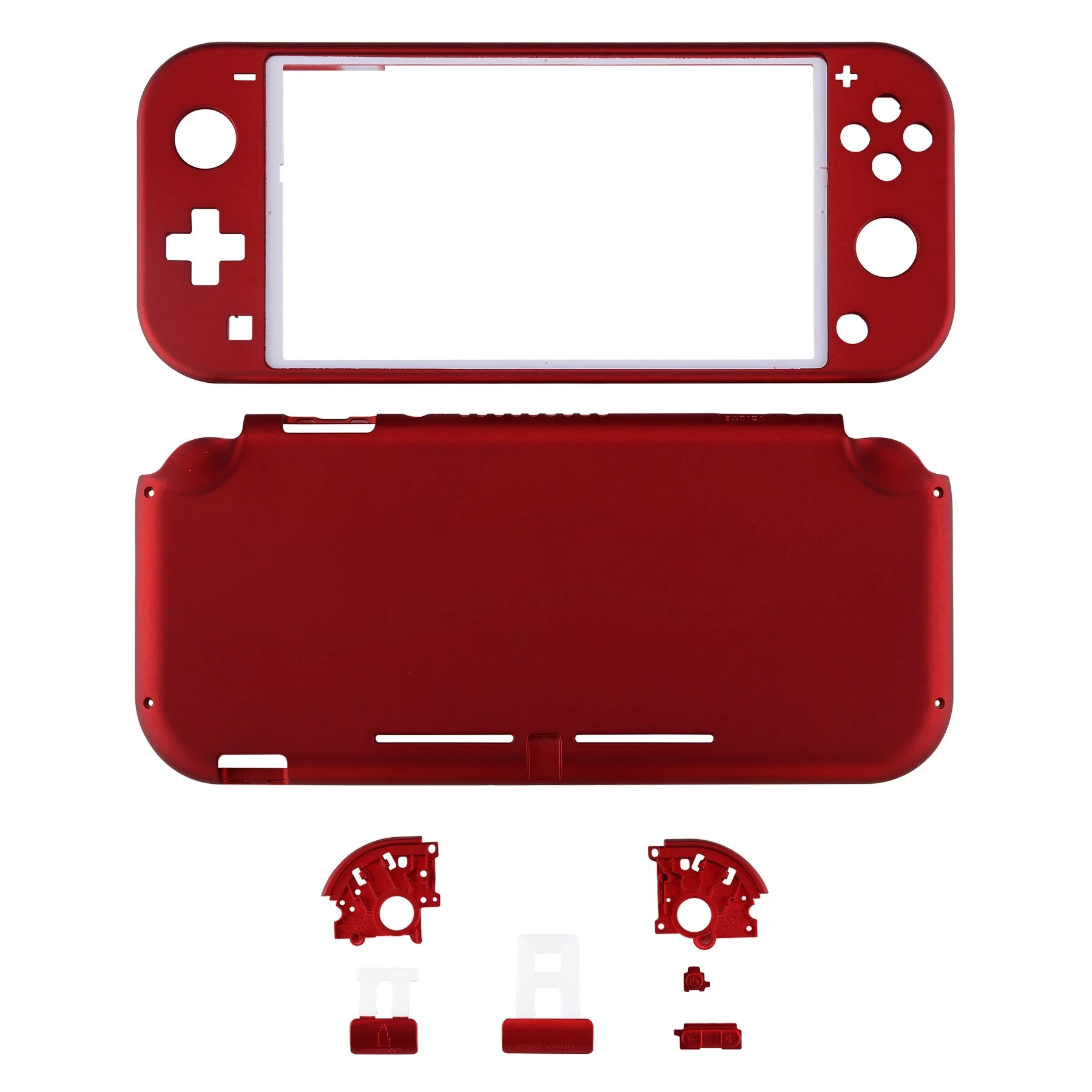 eXtremeRate Replacement Full Set Shells with ABXY Buttons & Screen Protector for Nintendo Switch Lite - Scarlet Red - Image 2