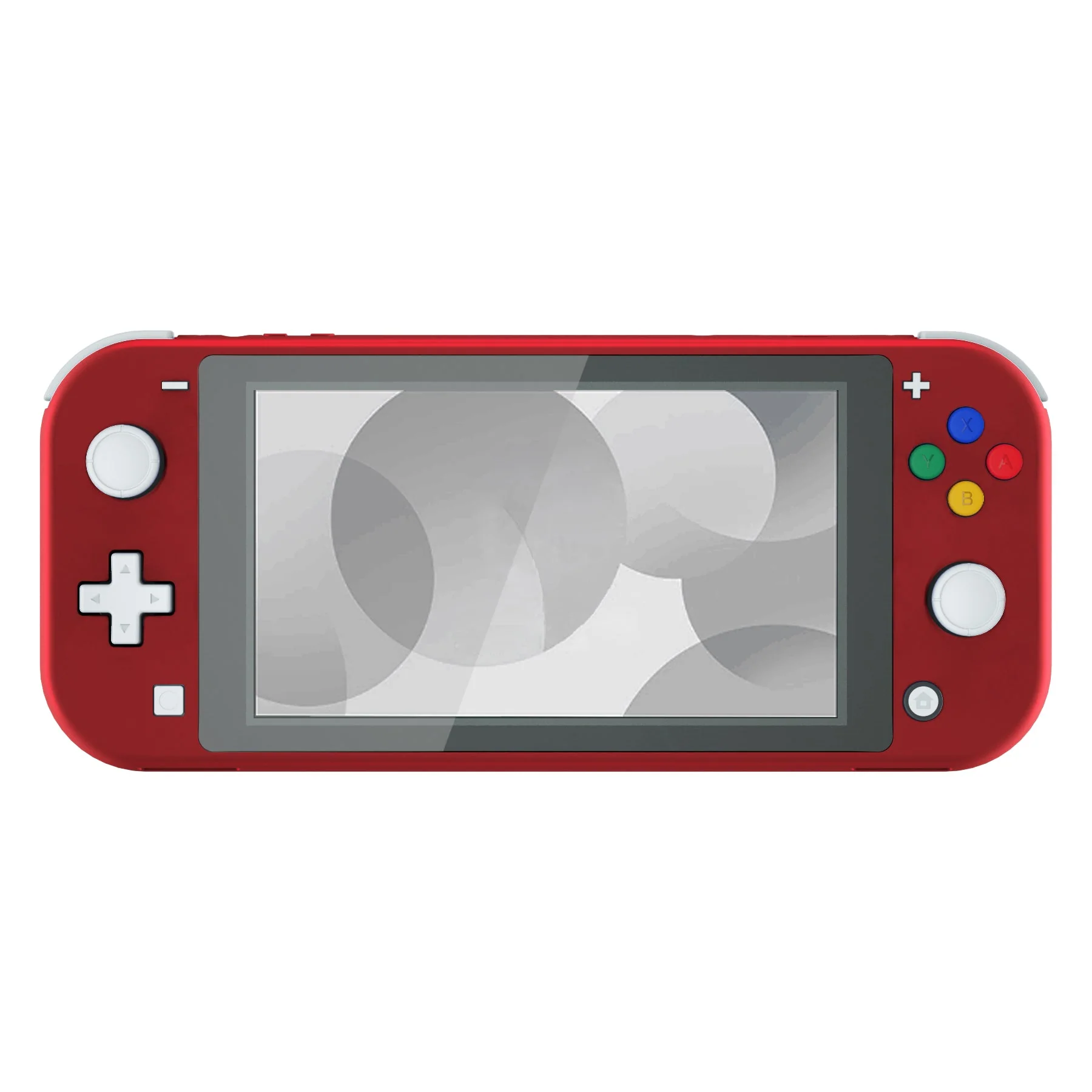 eXtremeRate Replacement Full Set Shells with ABXY Buttons & Screen Protector for Nintendo Switch Lite - Scarlet Red - Image 3