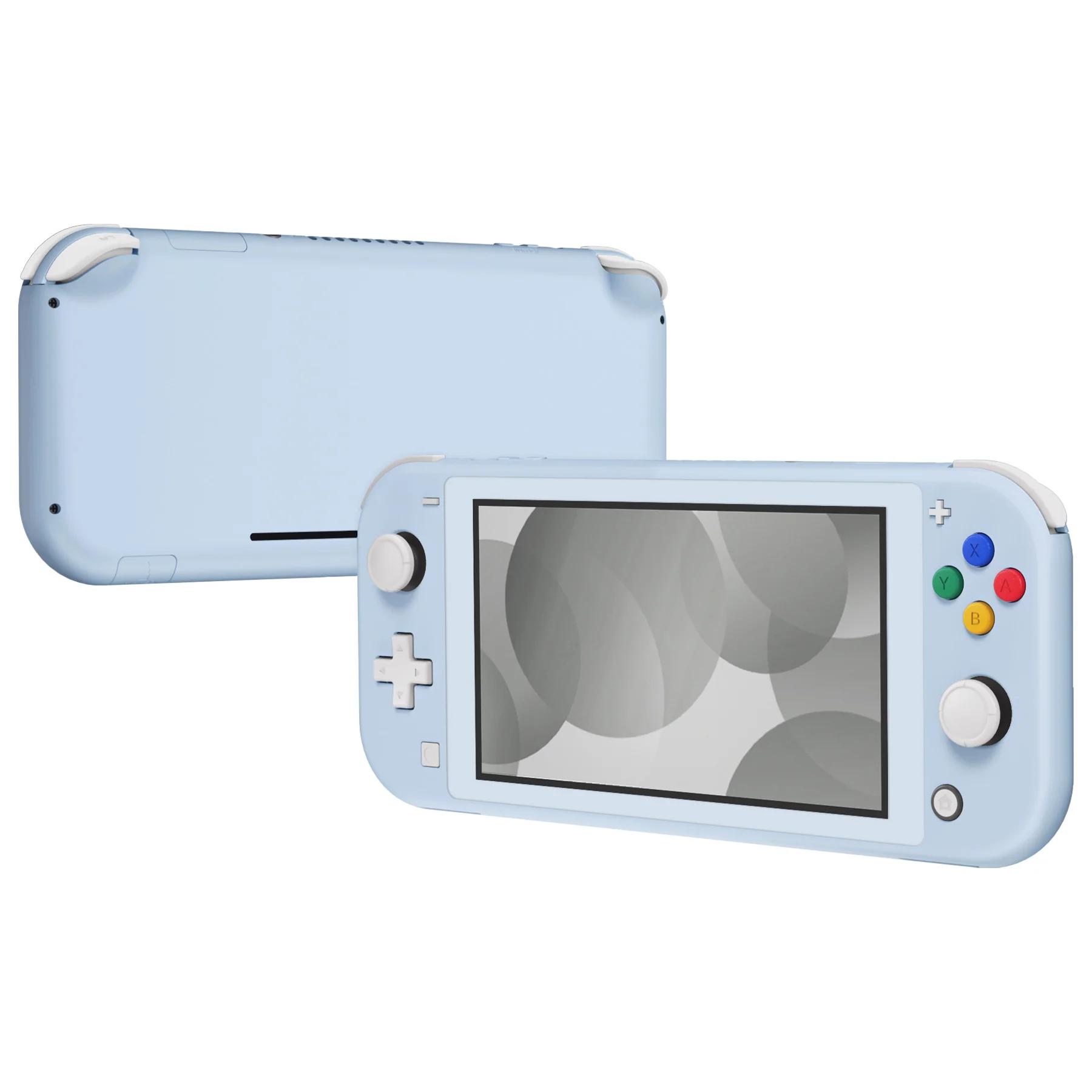 eXtremeRate Replacement Full Set Shells with ABXY Buttons & Screen Protector for Nintendo Switch Lite - Sky Blue - Image 4