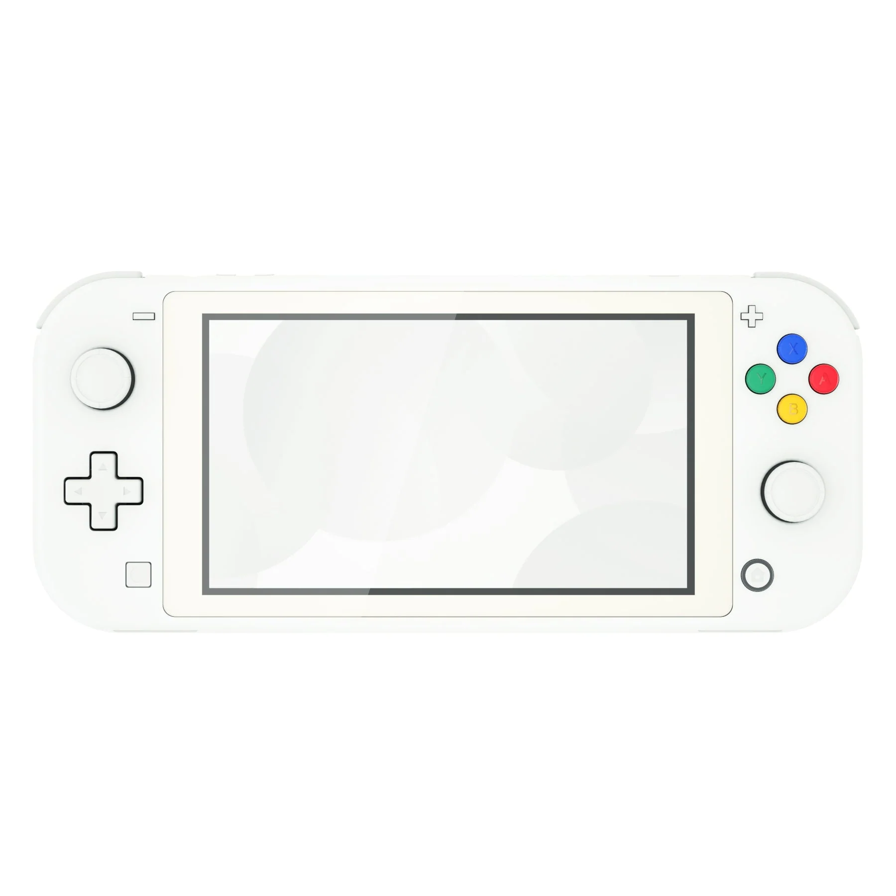 eXtremeRate Replacement Full Set Shells with ABXY Buttons & Screen Protector for Nintendo Switch Lite - White - Image 3
