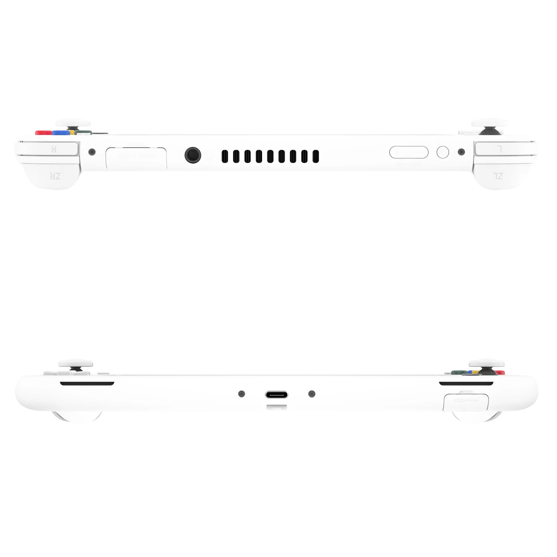 eXtremeRate Replacement Full Set Shells with ABXY Buttons & Screen Protector for Nintendo Switch Lite - White - Image 7