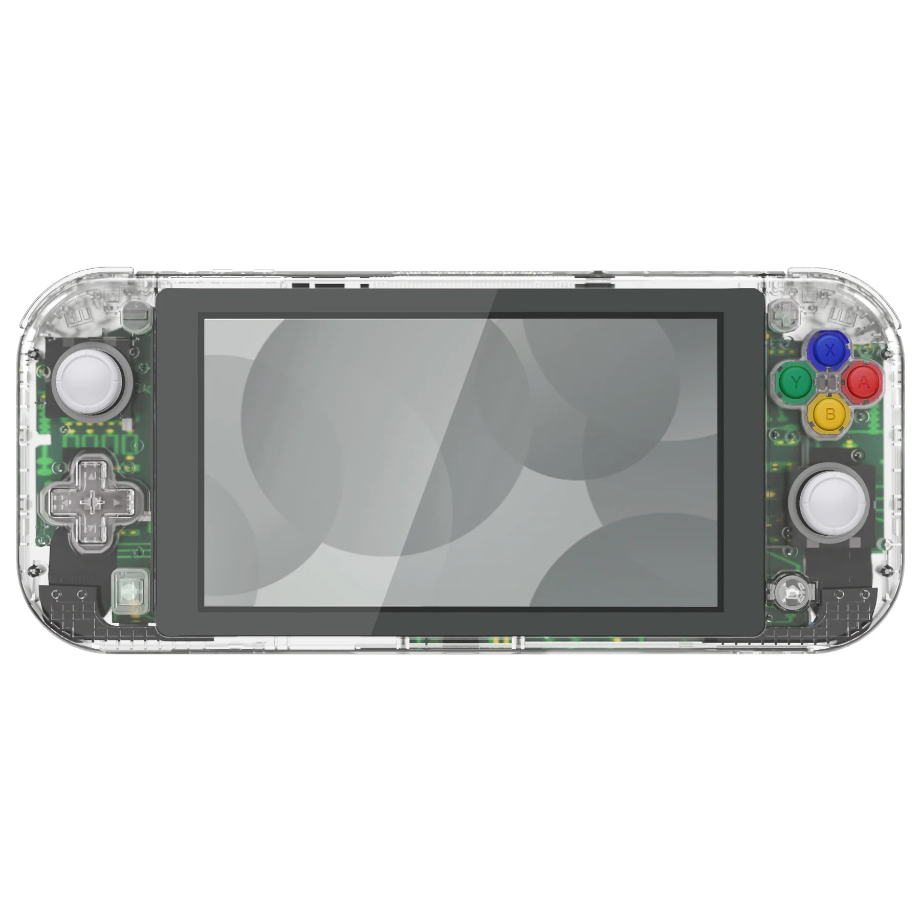 eXtremeRate Replacement Full Set Shells with Button Kit & Screen Protector for Nintendo Switch Lite - Crystal Clear - Image 3