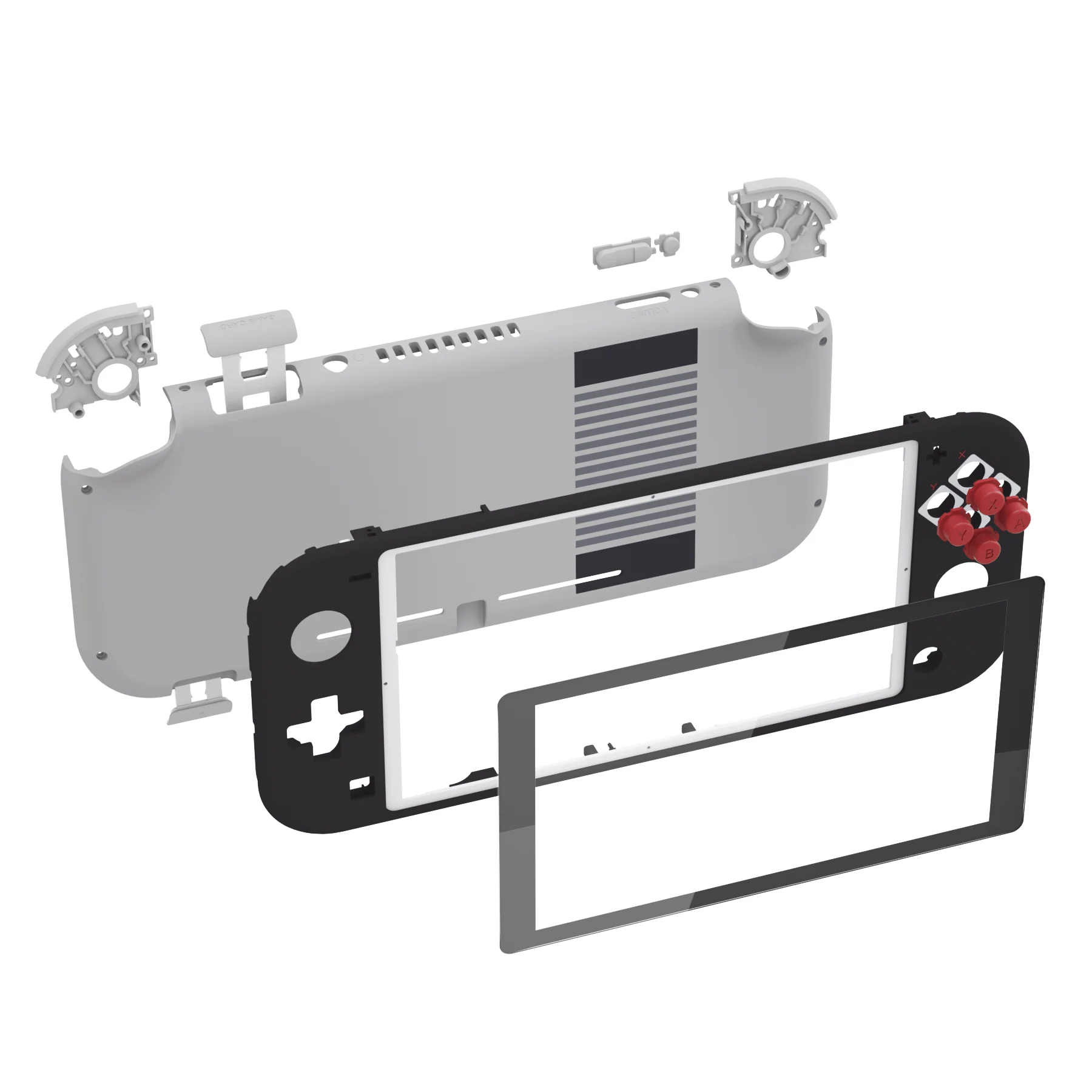 eXtremeRate Replacement Full Set Shells with Button Kits & Screen Protector for Nintendo Switch Lite - Classic NES Style - Image 8