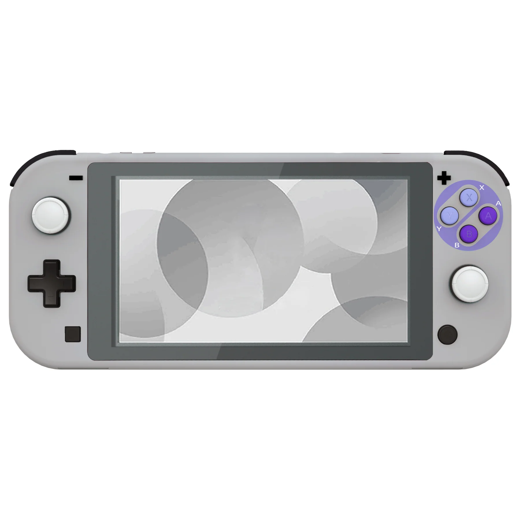 eXtremeRate Replacement Full Set Shells with Button Kits & Screen Protector for Nintendo Switch Lite - Classic SNES Style - Image 3